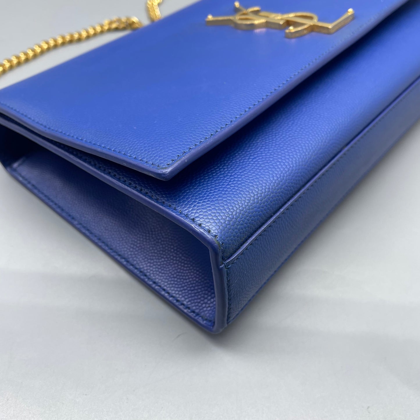 Saint Laurent - Kate - Caviar leather - Blue - (medium)