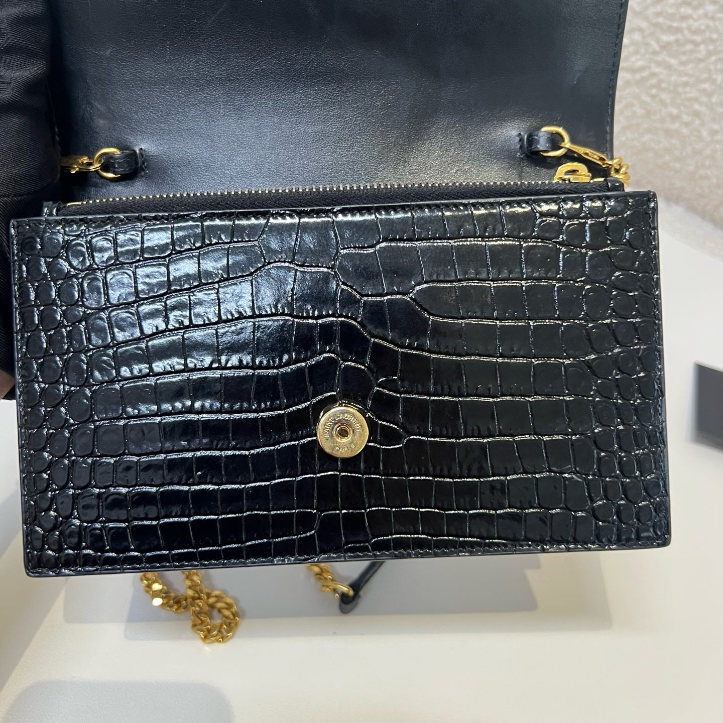 Saint Laurent - Kate - Leather - Black - (small)