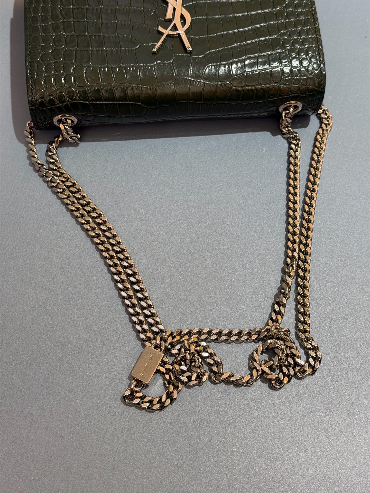 Saint Laurent - Kate - Leather - Green - (mini)