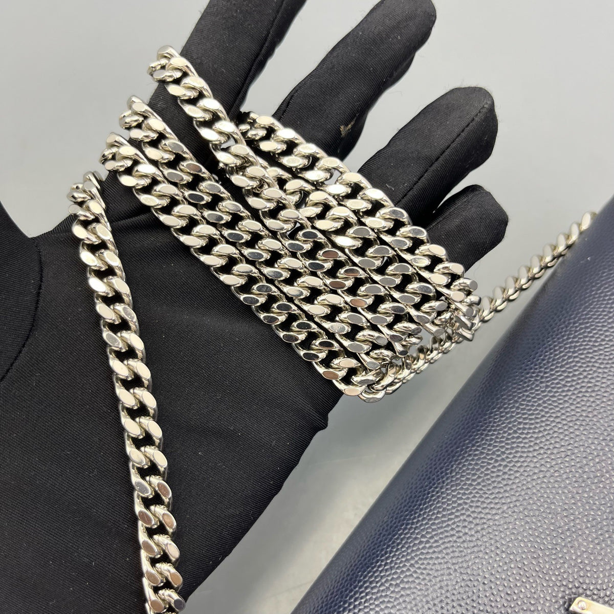 Saint Laurent - Kate - Leather - Navy - (medium)