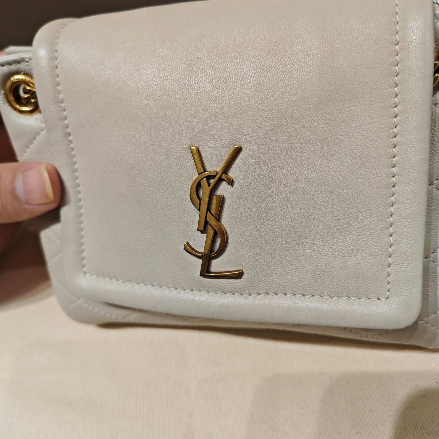 Saint Laurent - Lolita - Calfskin leather - White - (mini)