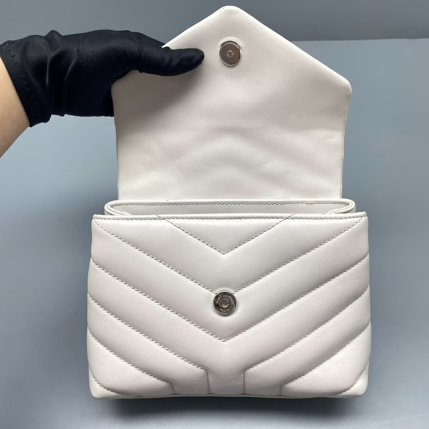 Saint Laurent - Loulou Mini - Lambskin leather - White - (mini)