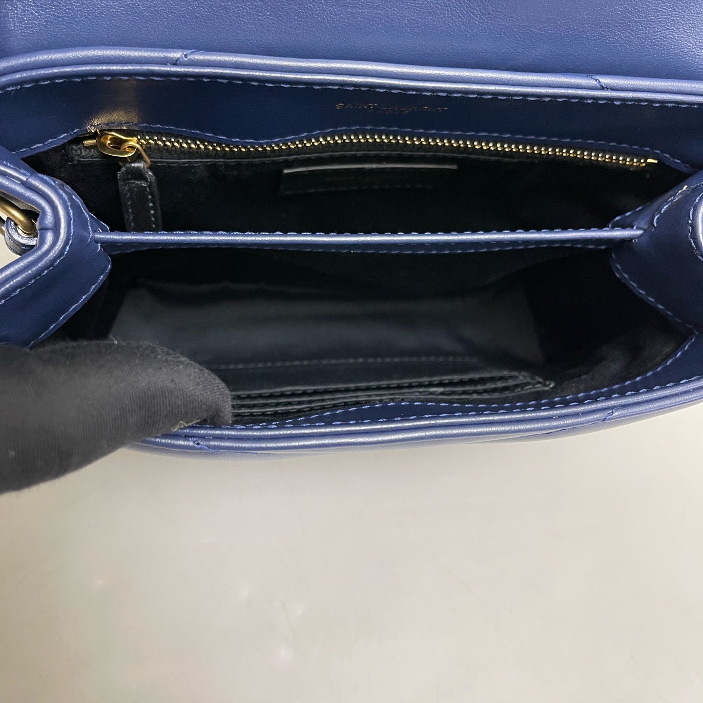 Saint Laurent - Loulou Toy - Leather - Blue - (mini)