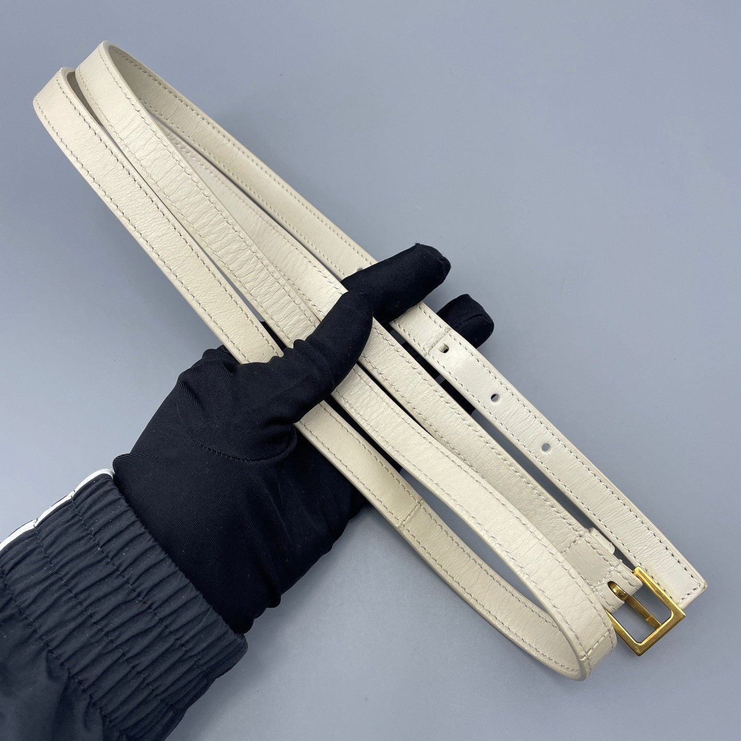 Saint Laurent - Manhattan Mini - Leather - White - (mini)
