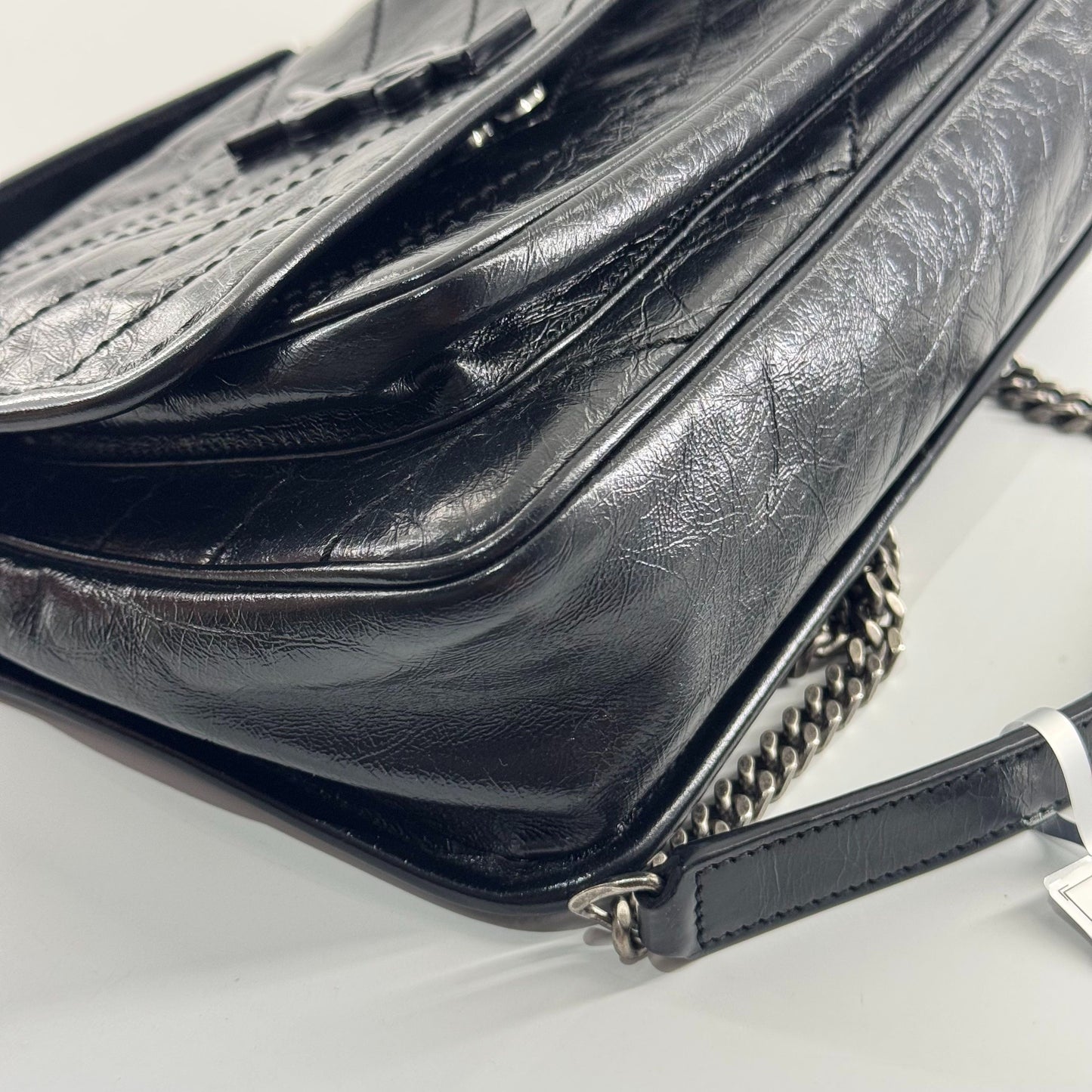 Saint Laurent - Niki - Leather - Black