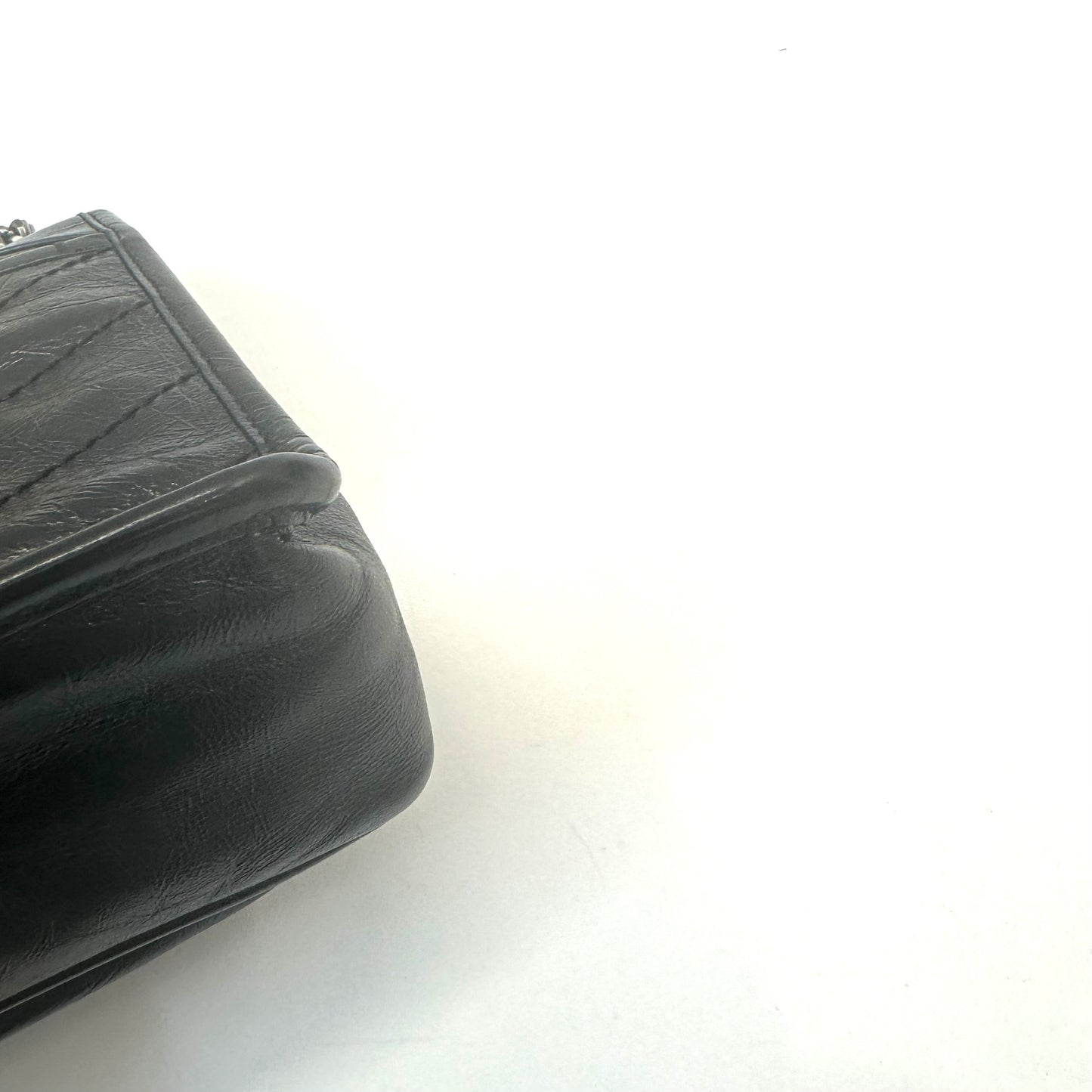 Saint Laurent - Niki Baby - Leather - Black