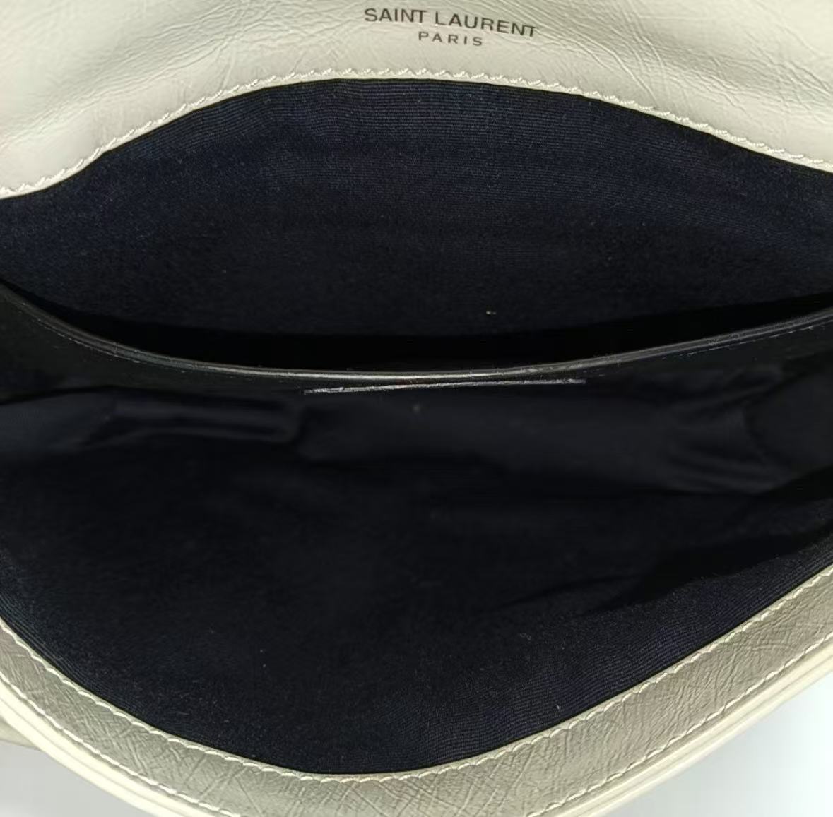 Saint Laurent - Niki - Cowhide leather - White - (Small)