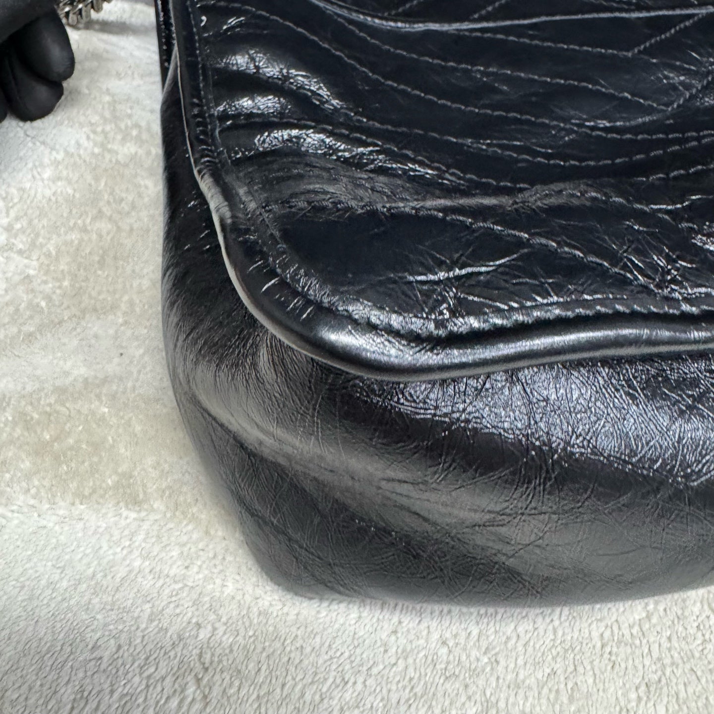 Saint Laurent - Niki - Leather - Black - (Large)