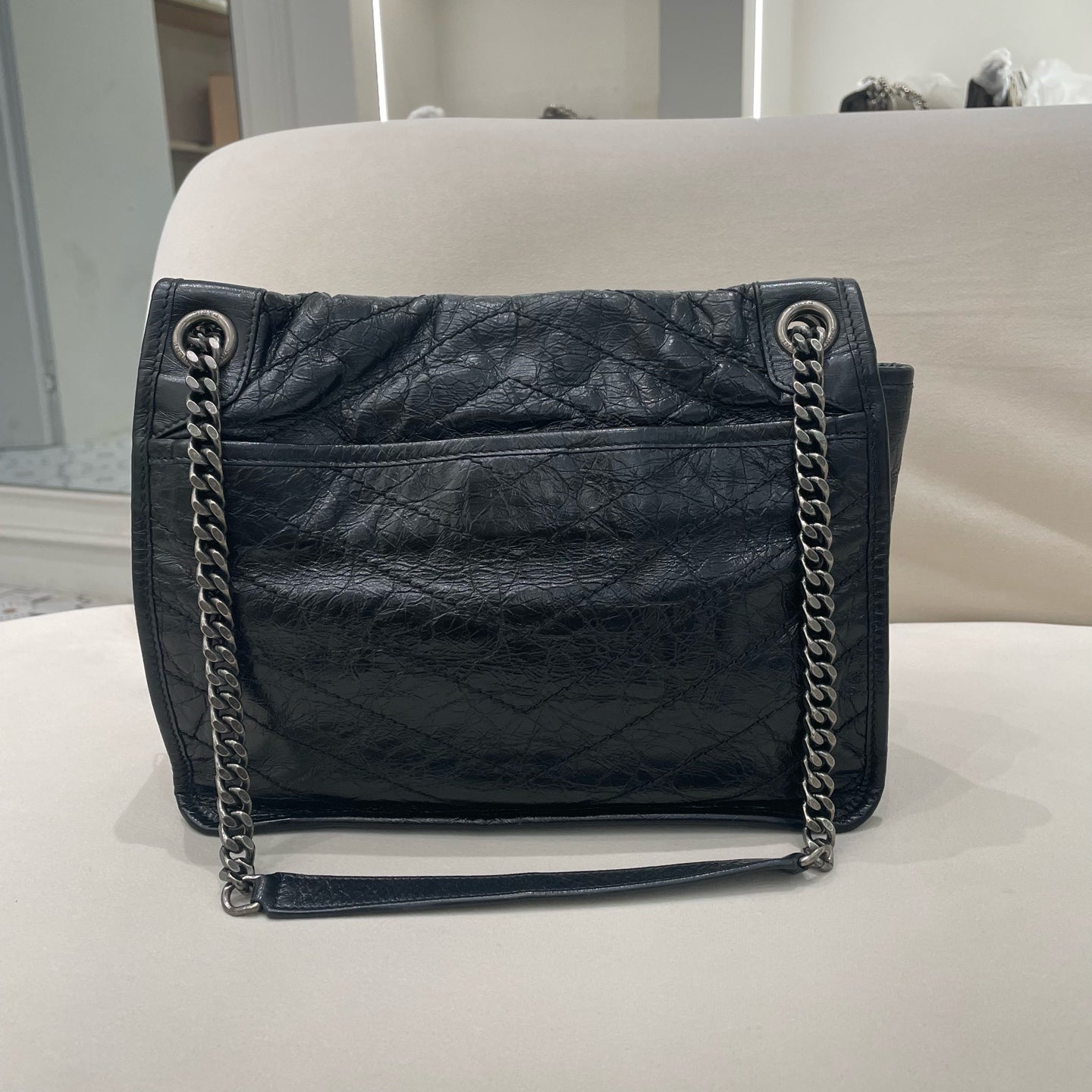Saint Laurent - Niki - Leather - Black - (medium)