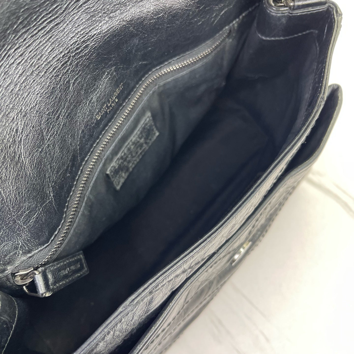 Saint Laurent - Niki - Leather - Black - (medium)