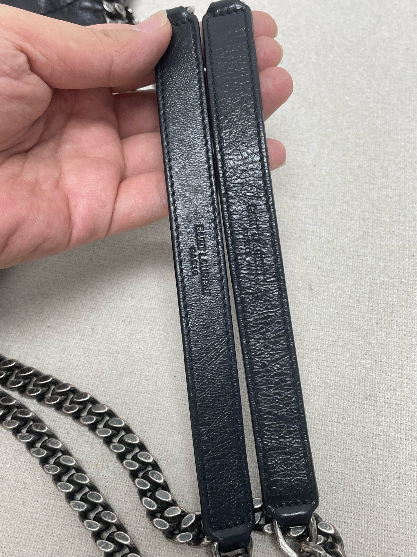 Saint Laurent - Niki - Leather - Black - (medium)