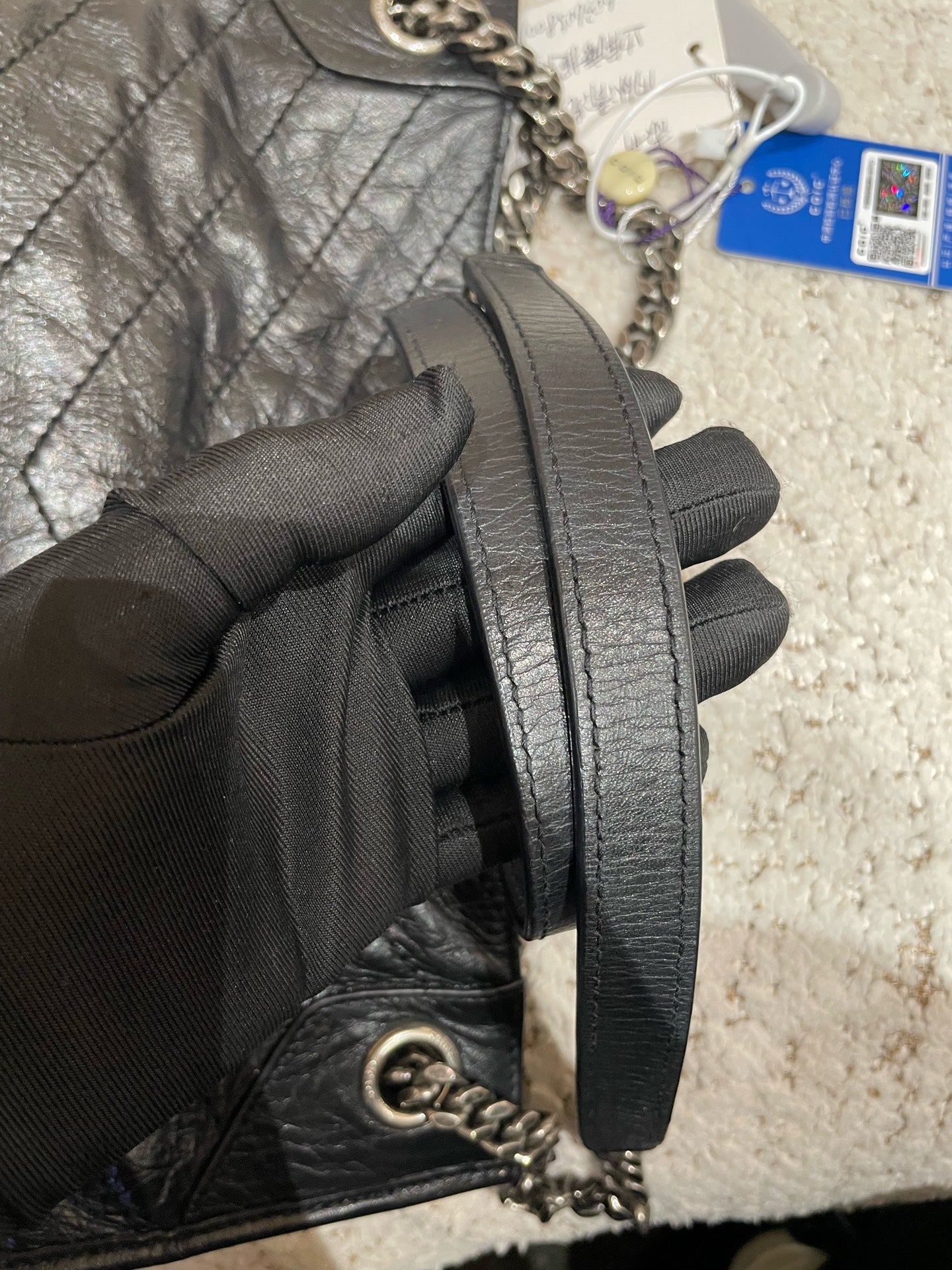 Saint Laurent - Niki - Leather - Black - (medium)