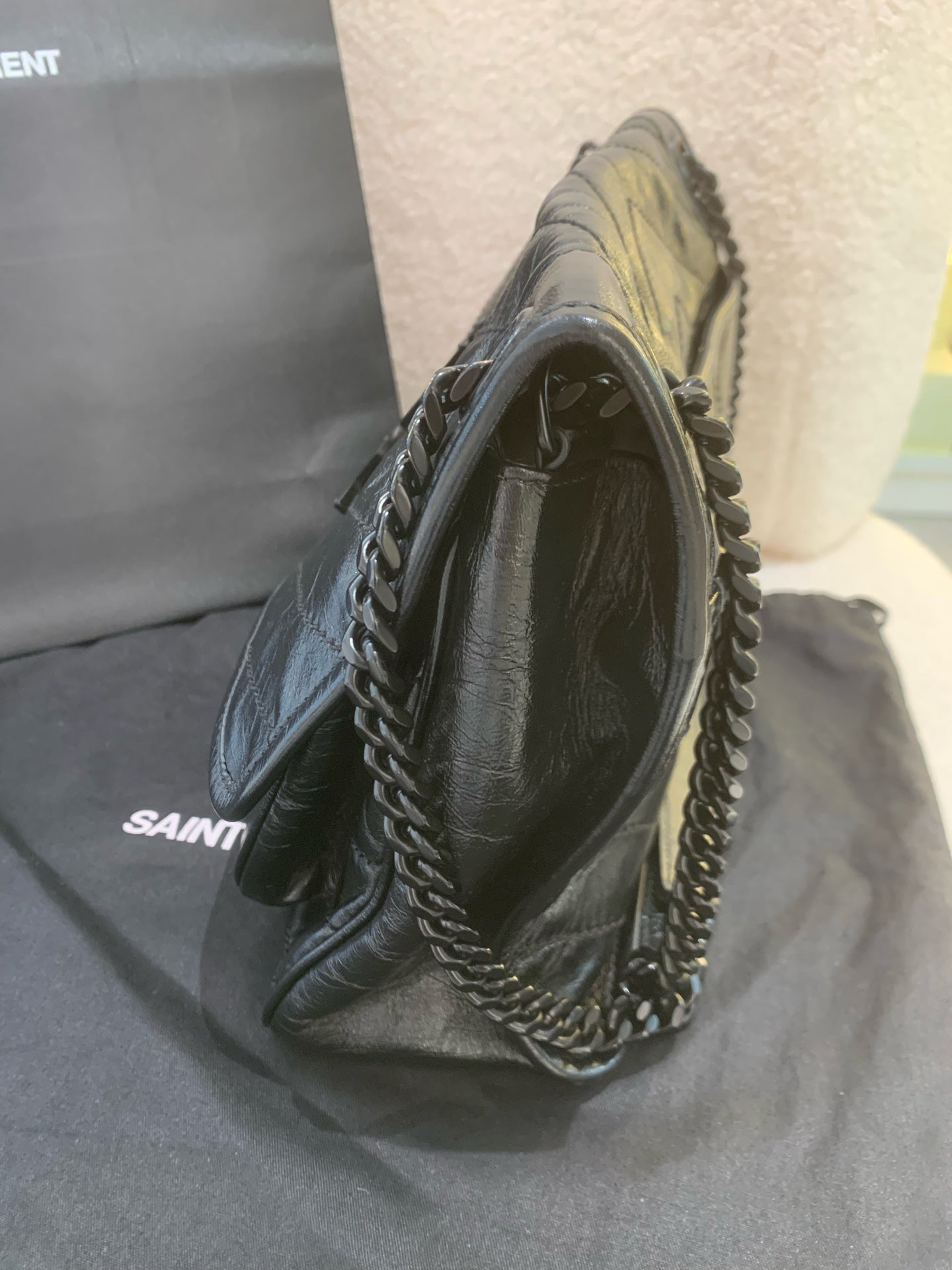 Saint Laurent - Niki - Leather - Black - (Medium)