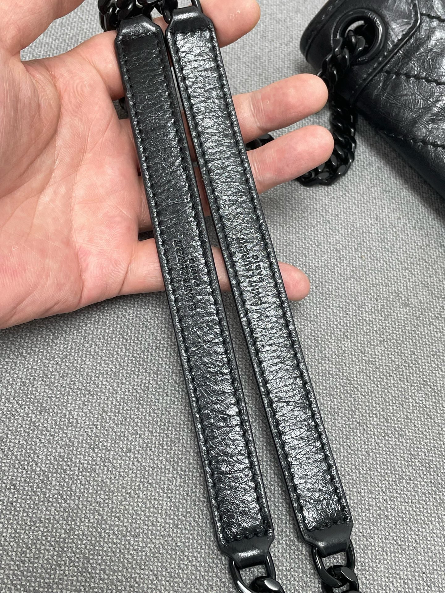 Saint Laurent - Niki - Leather - Black - (medium)