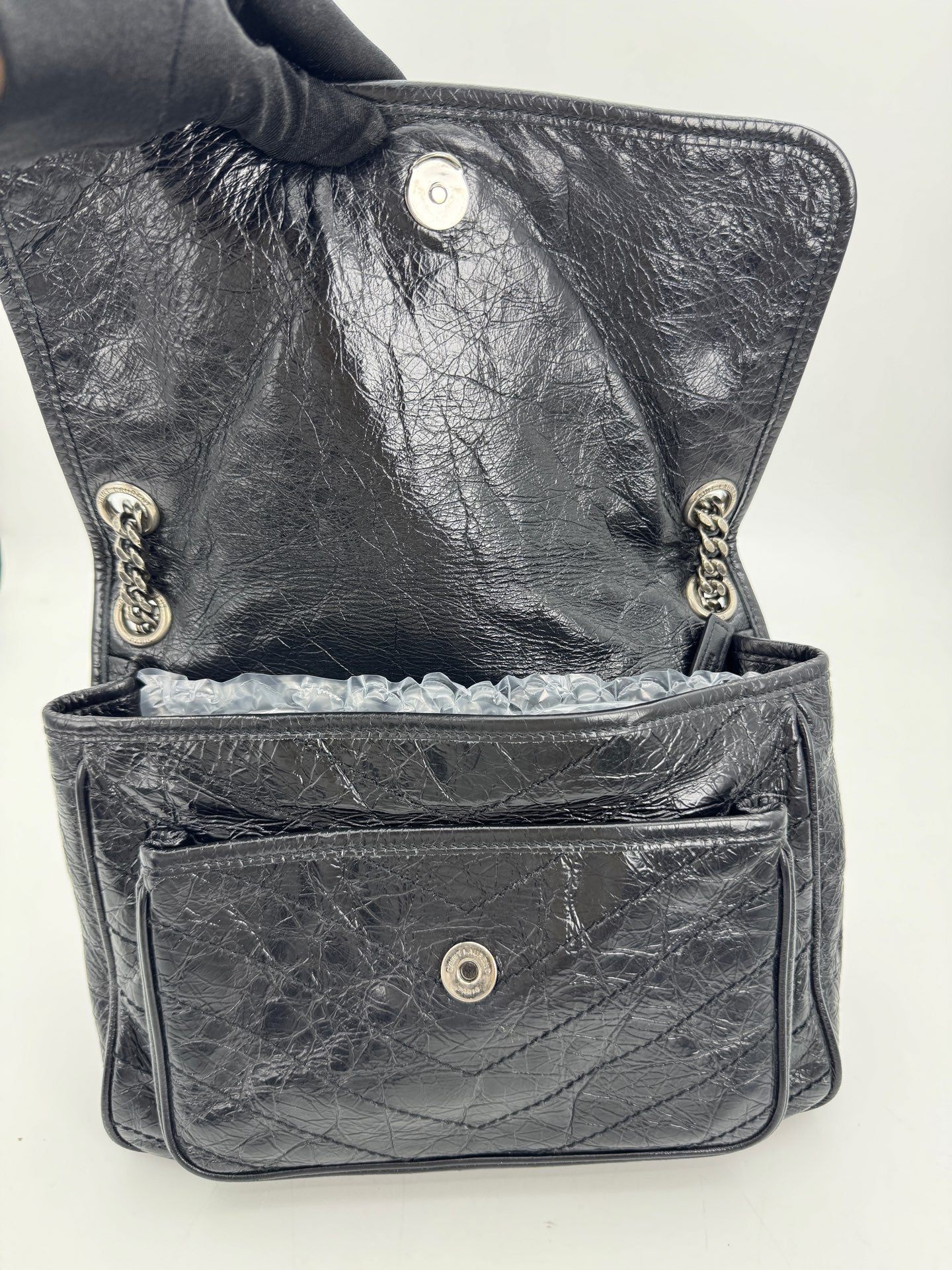 Saint Laurent - Niki - Leather - Black - (small)