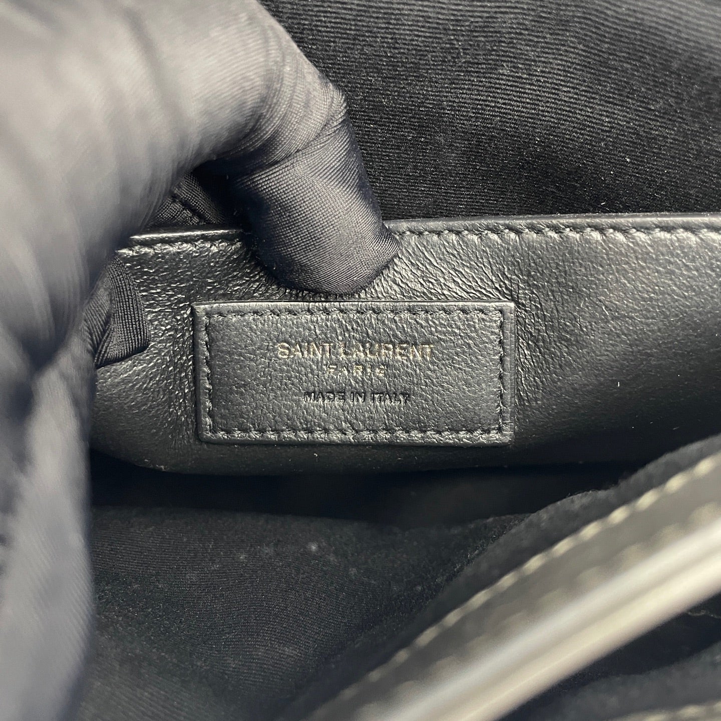 Saint Laurent - Niki - Leather - Grey - (small)