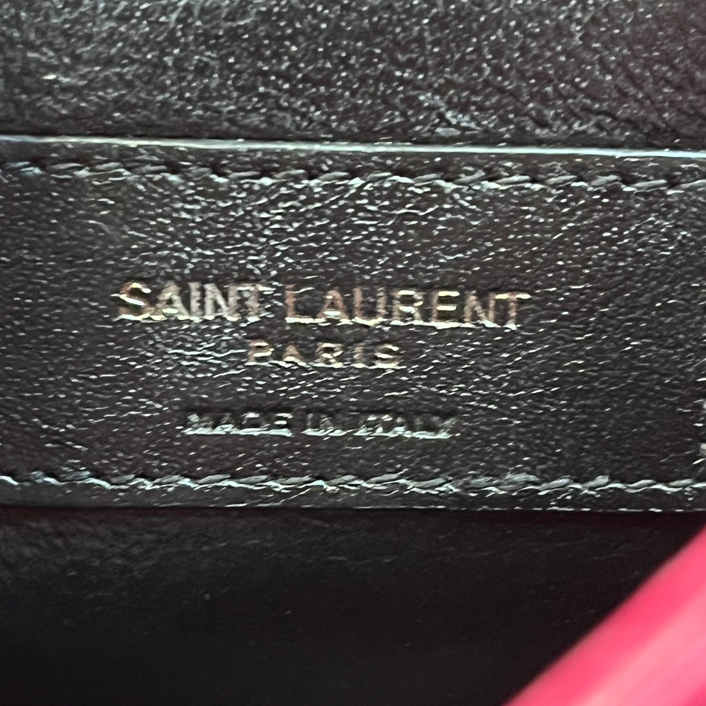 Saint Laurent - Niki - Leather - Pink - (small)