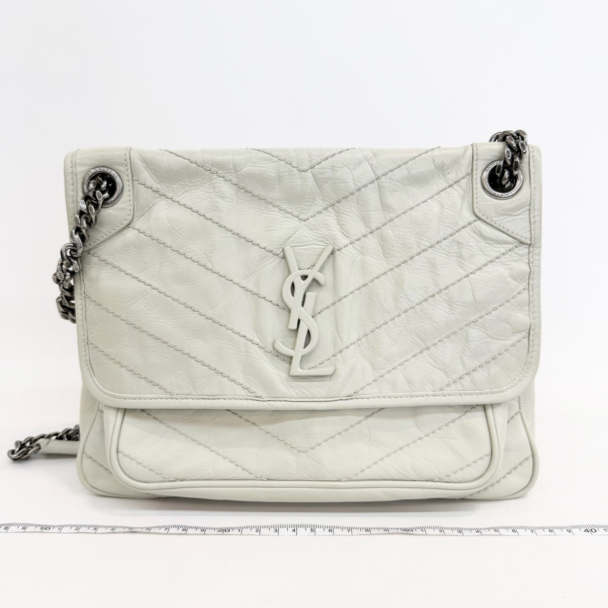 Saint Laurent - Niki - Leather - White - (medium)