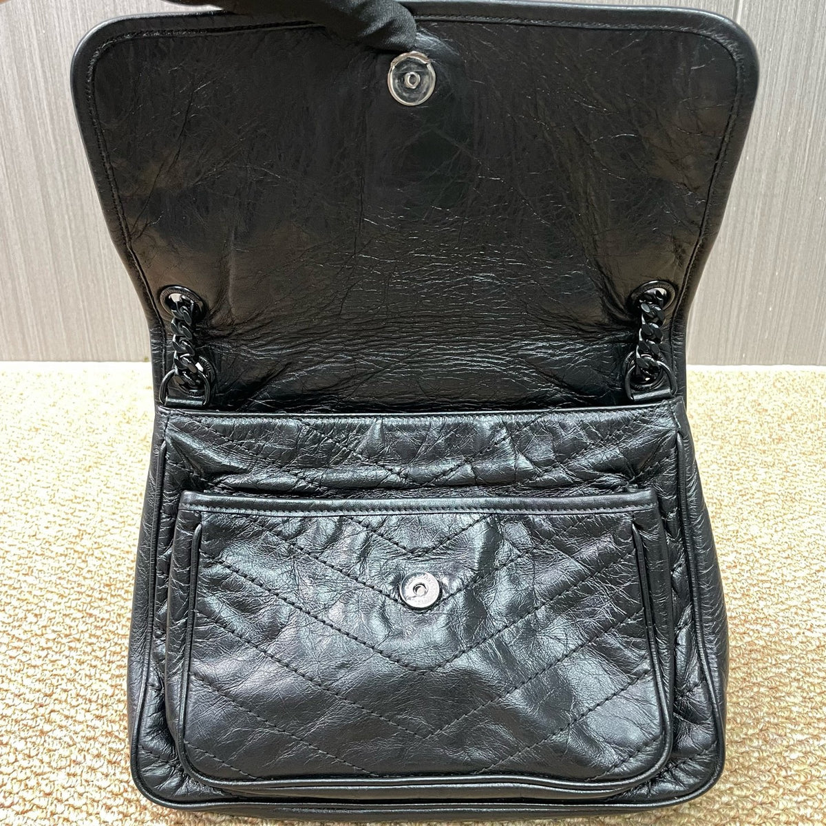 Saint Laurent - Niki Medium - Leather - Black - (medium)