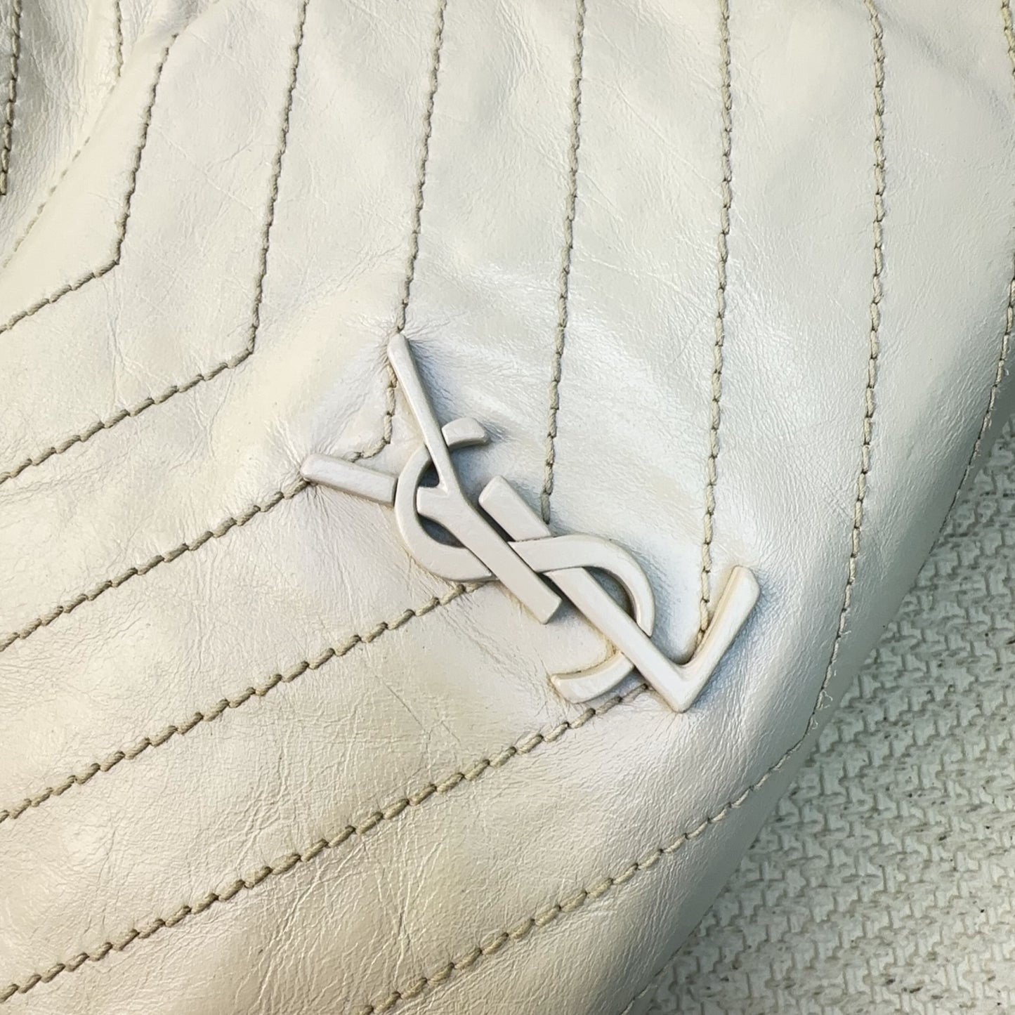 Saint Laurent - Niki Shopping - Leather - White - (medium)