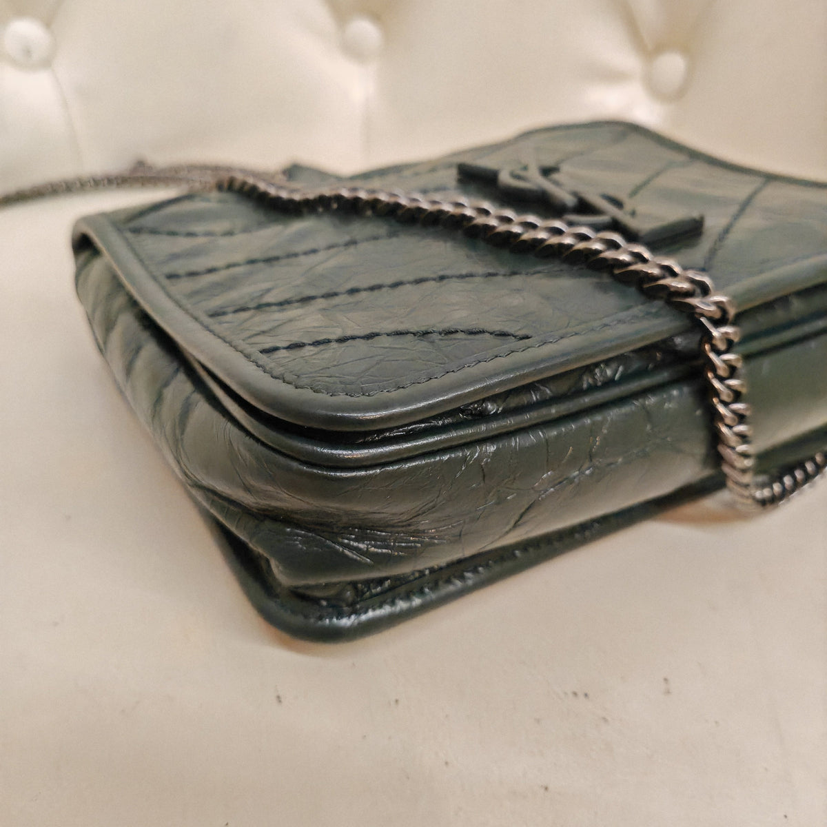 Saint Laurent - Niki Small - Leather - Green - (small)