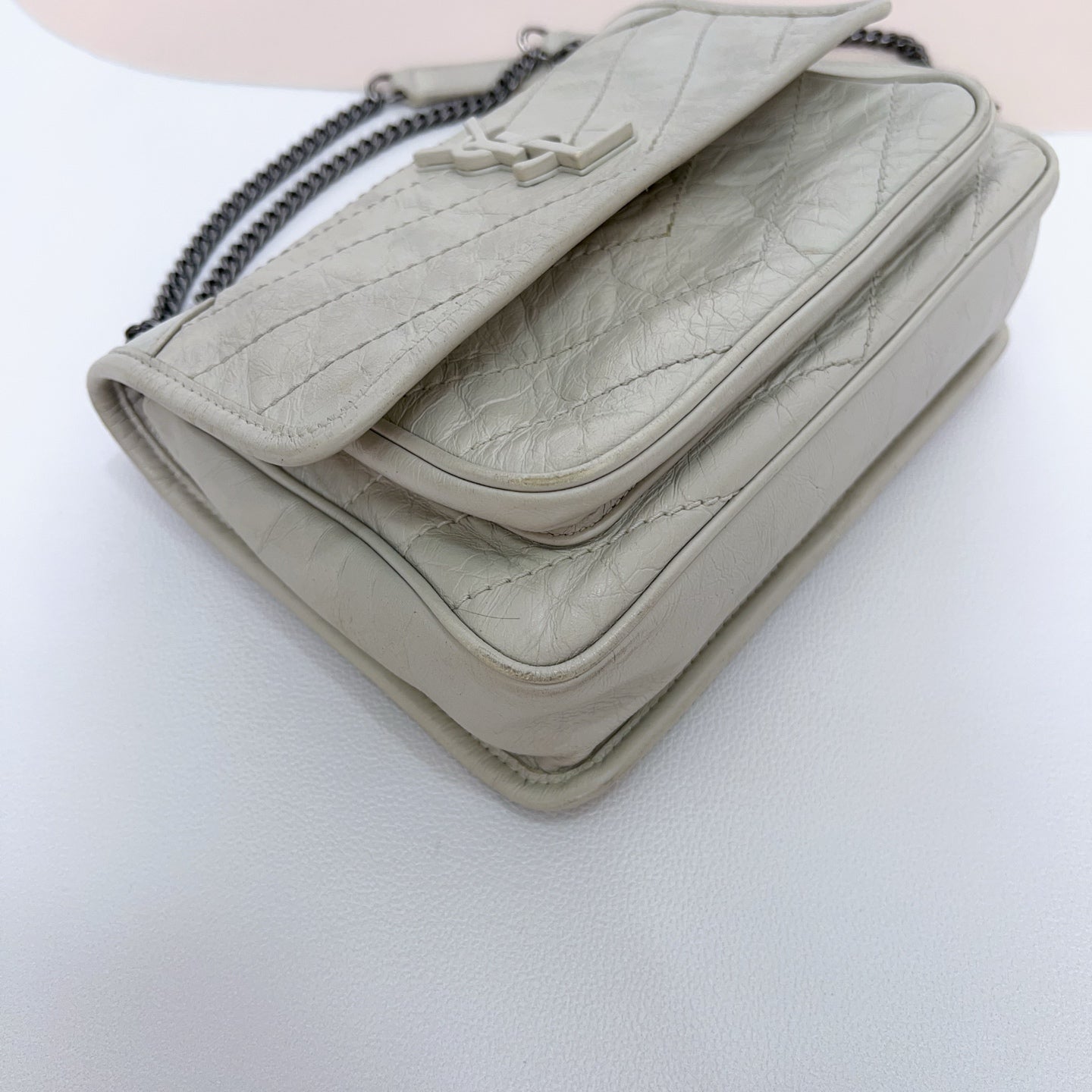 Saint Laurent - Other - Leather - White - (small)