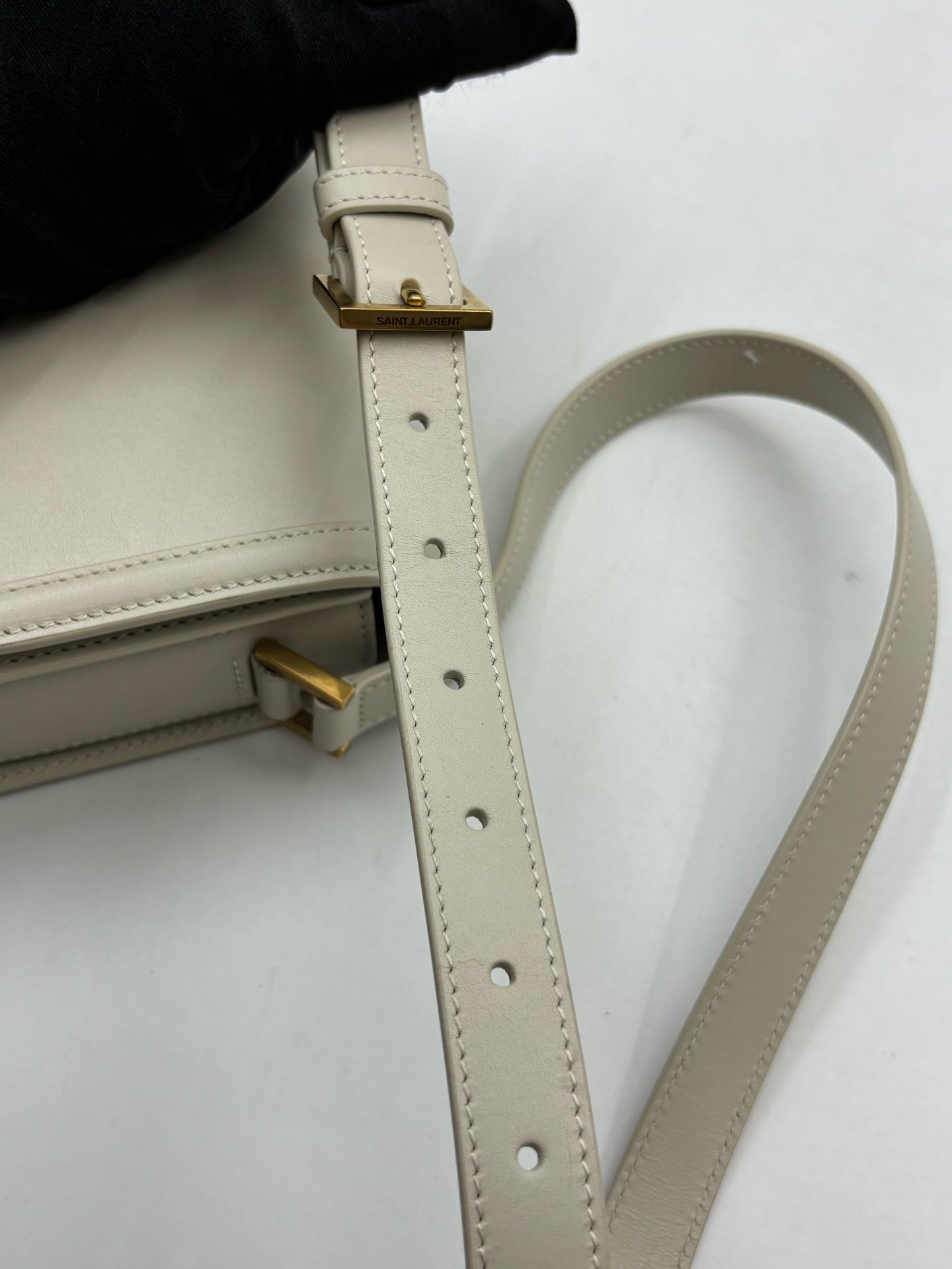 Saint Laurent - Solferino - Leather - Beige - (Medium)