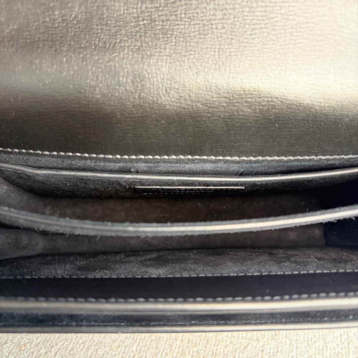 Saint Laurent - Sunset Chain Bag - Leather - Black - (medium)