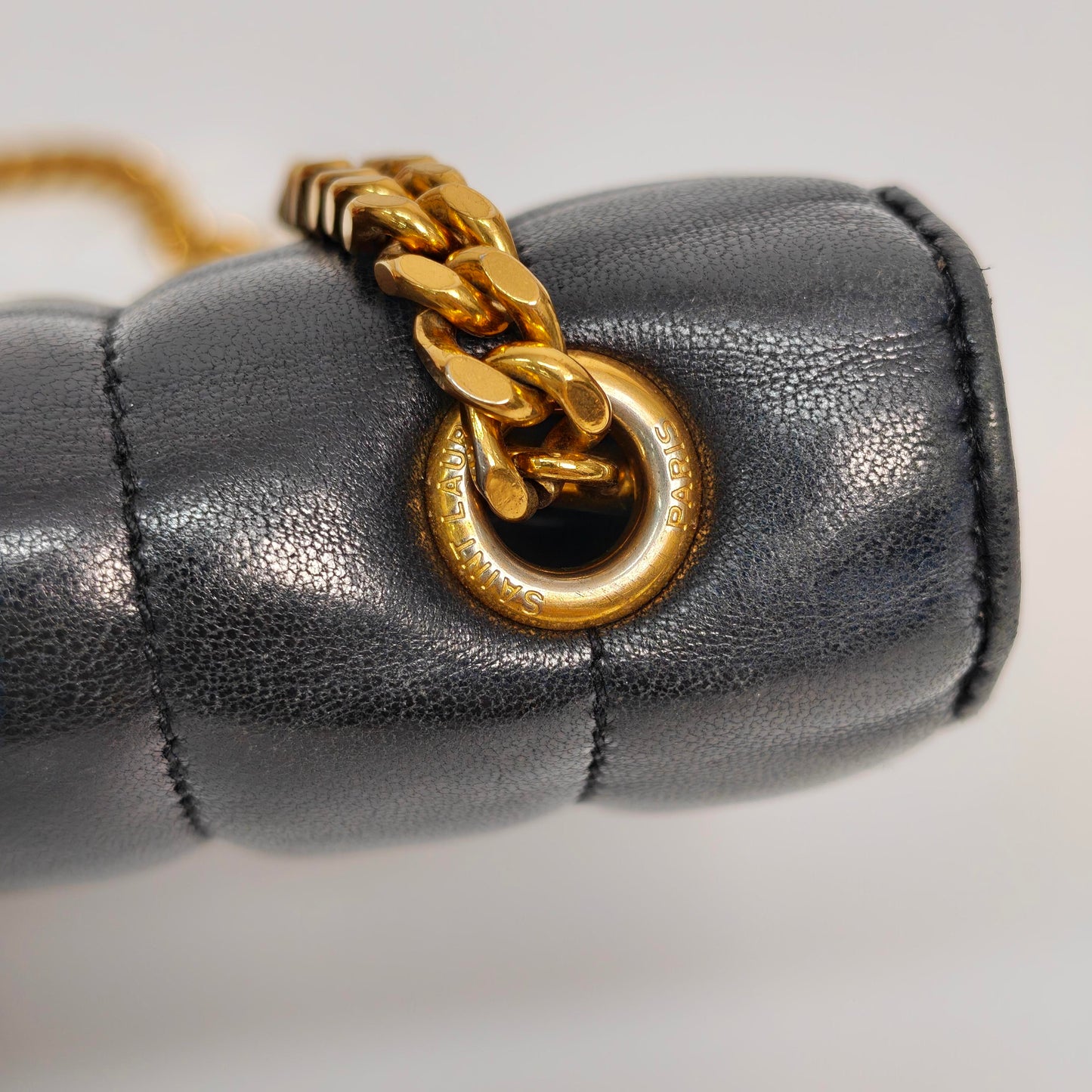 Saint Laurent - Vicky - Leather - Black - (small)