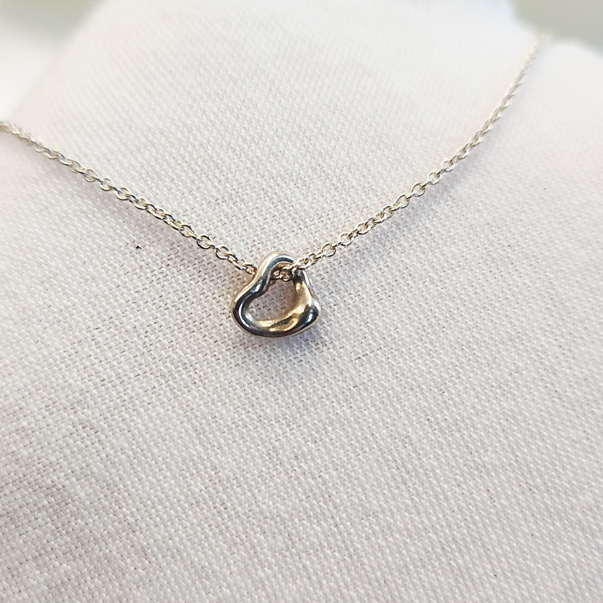 Tiffany & Co. - Elsa Peretti Open Heart Mini - Sterling silver, 925 - Silver - (mini)