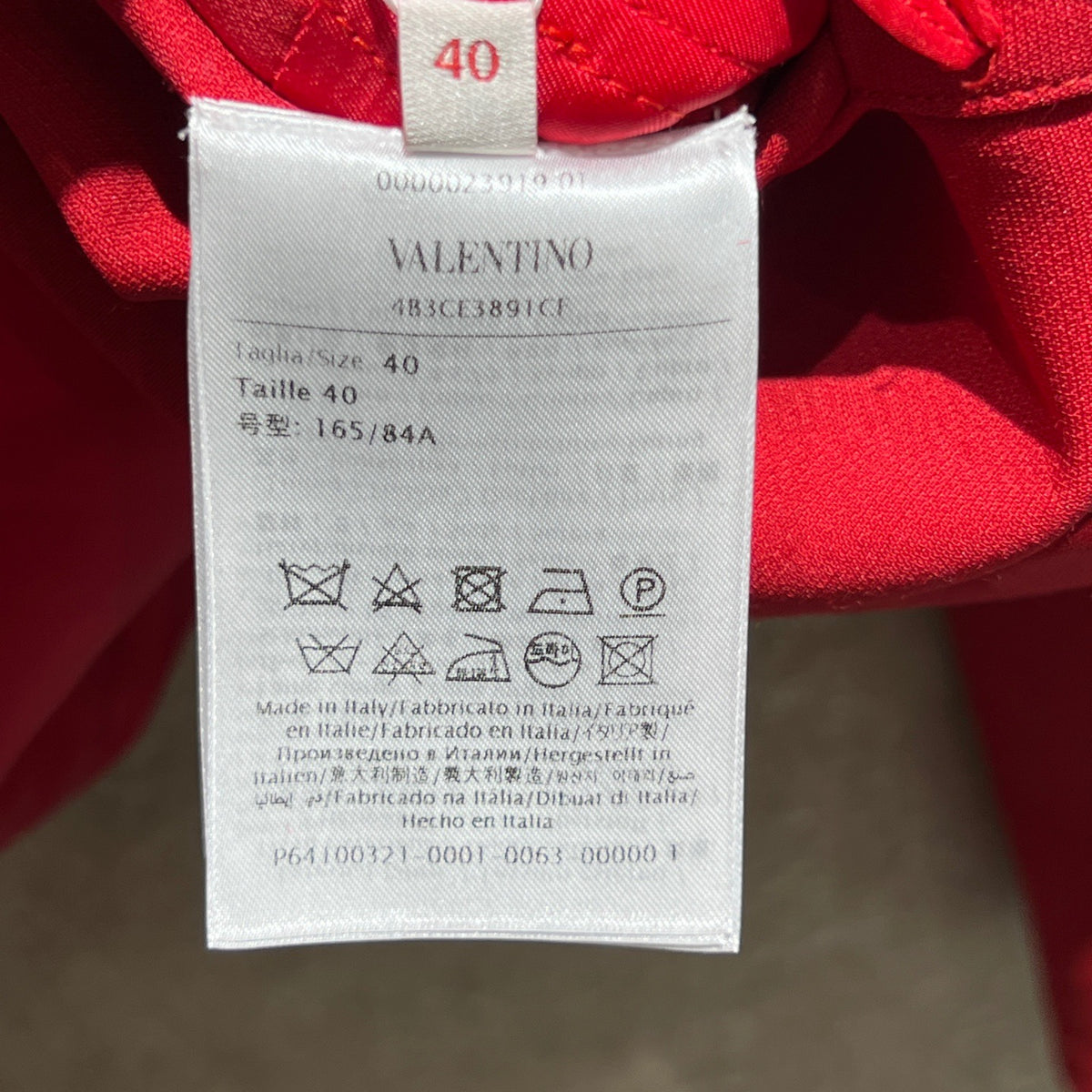 Valentino Garavani - Other - Cloth - Red - (40)