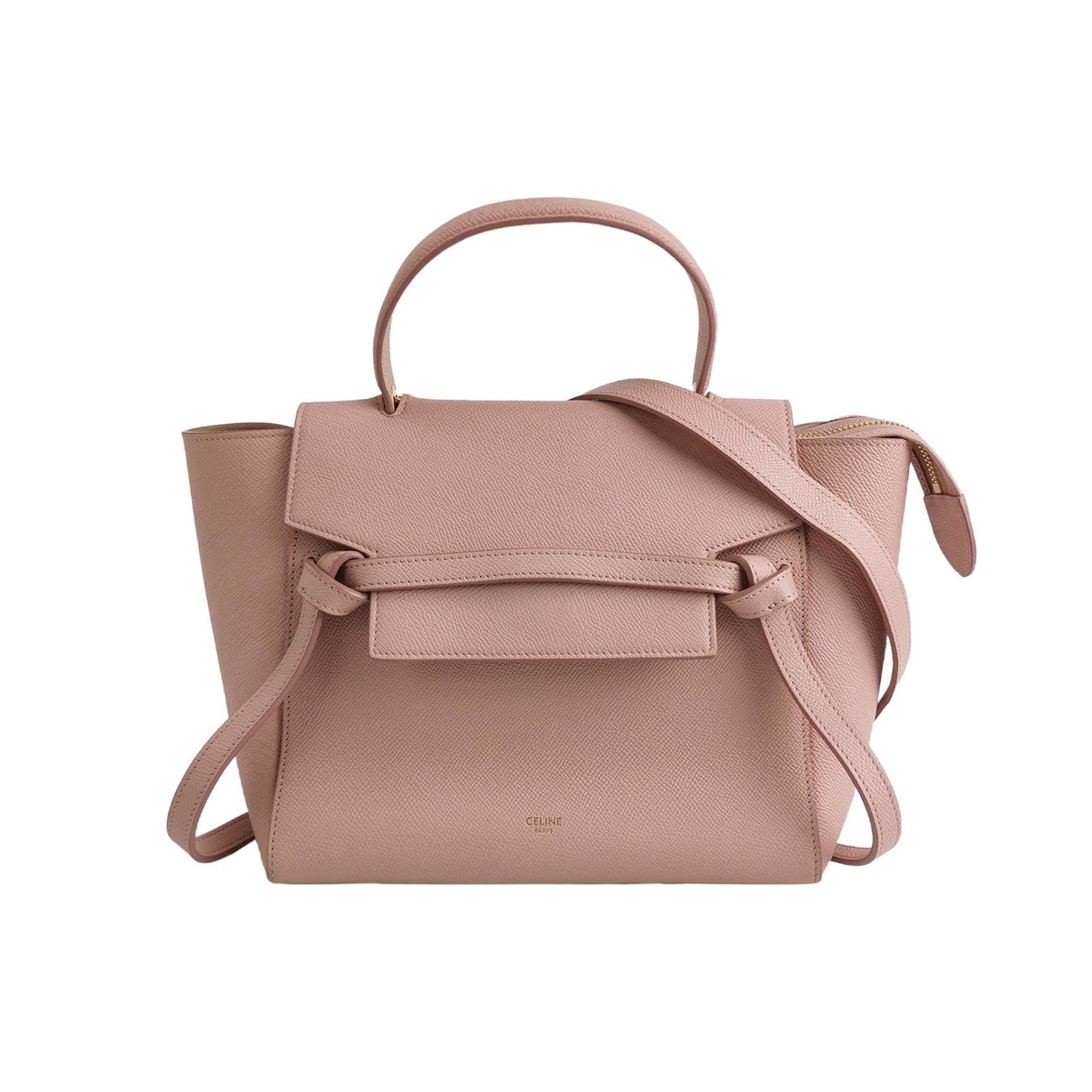Celine - Belt Bag Mini - Grained leather - Pink - (Small)