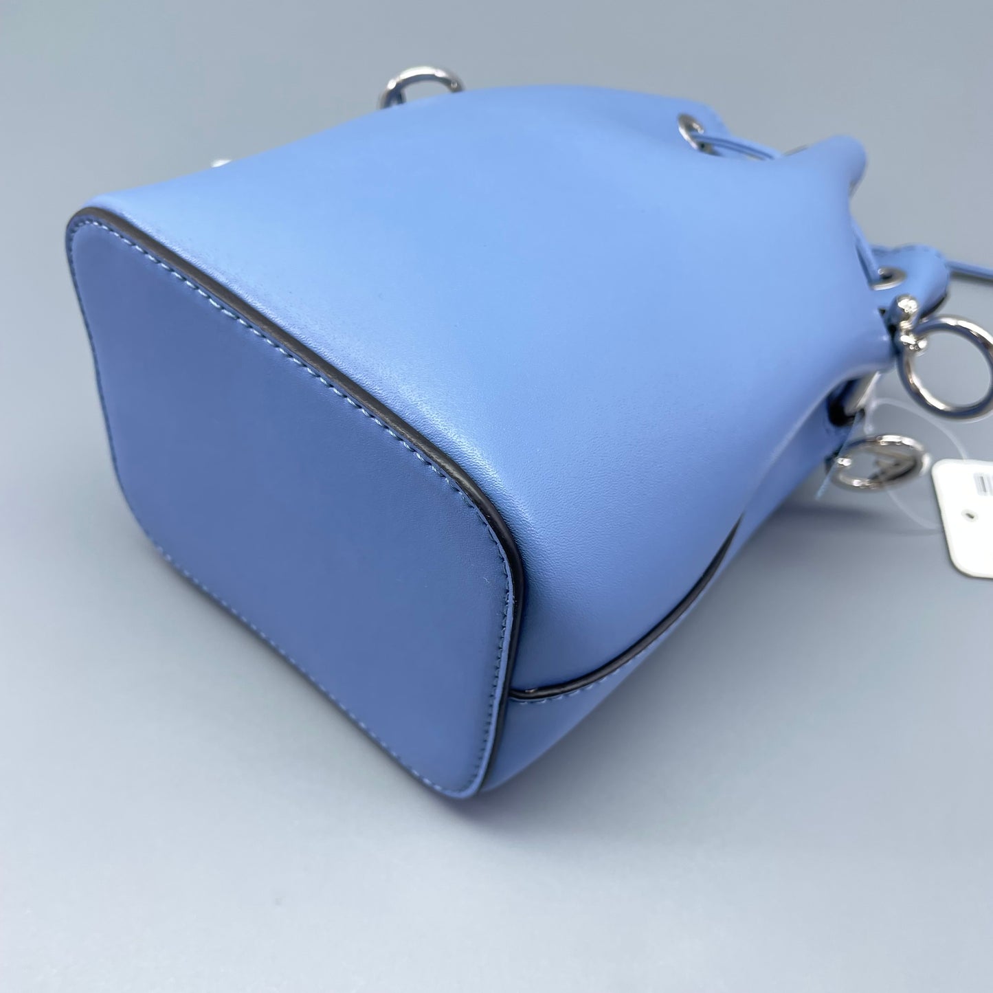 Fendi - 8BS010 (Small Bucket Bag) - Calfskin leather - Blue - (mini)