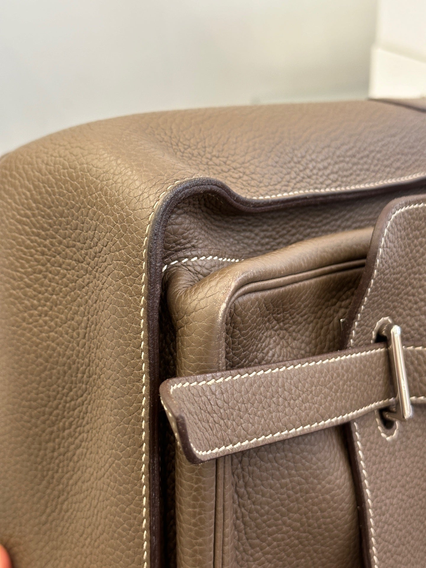 Hermès - Steve - Taurillon Clemence leather - Elephant Grey - (medium)