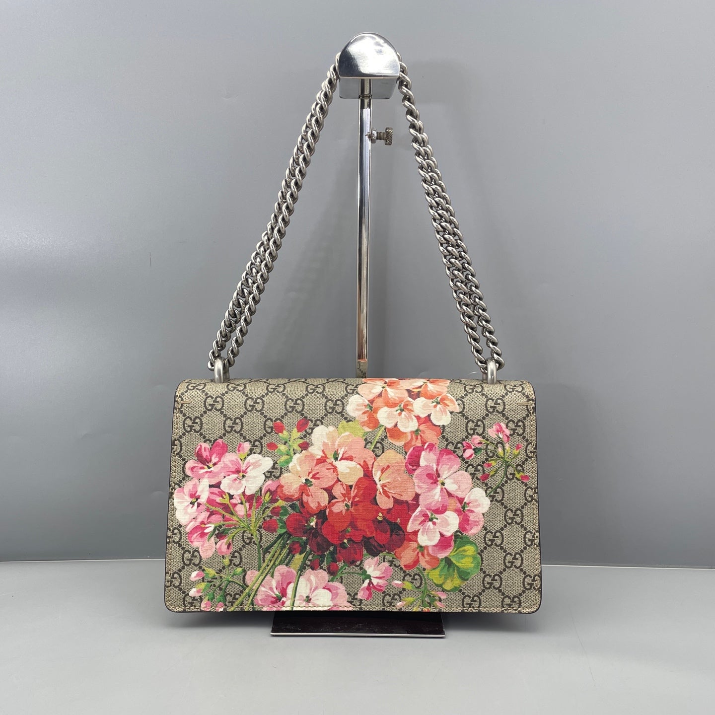 Gucci - Dionysus - GG Supreme coated canvas with suede lining and trim - Beige, Red, Multicolour - (medium)