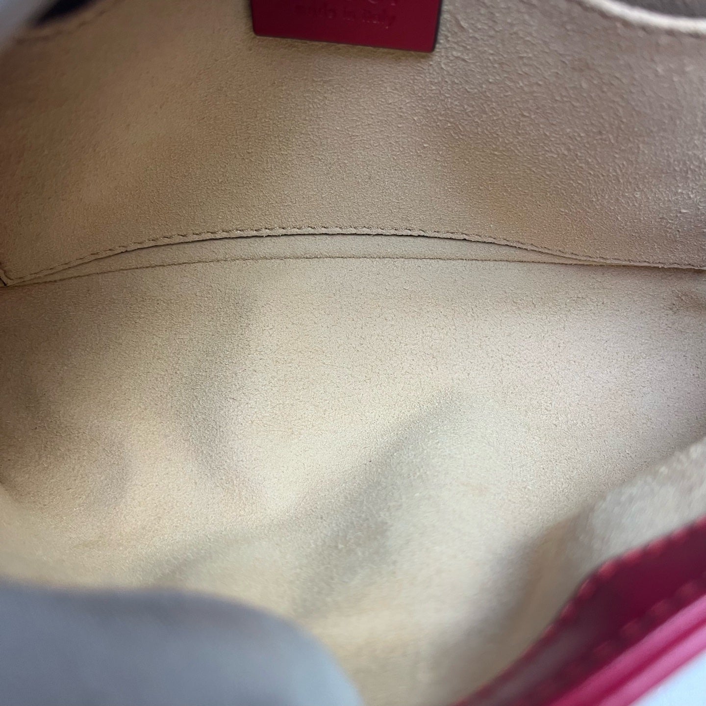 Gucci - Marmont Matelassé Shoulder Bag - Leather - Red - (small)