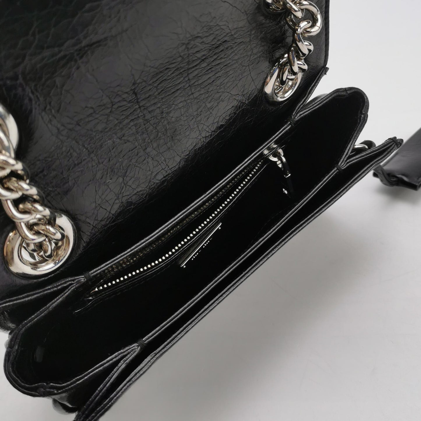 Miu Miu - Chain Shoulder Bag - Leather - Black - (mini)