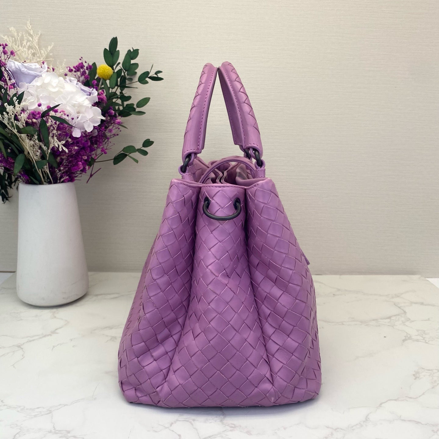 Bottega Veneta - Roma - Leather - Purple - (small)