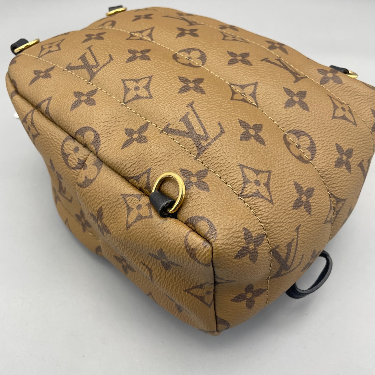 Louis Vuitton - Palm Springs Mini Backpack - Monogram Canvas with leather trim - Brown - (mini)