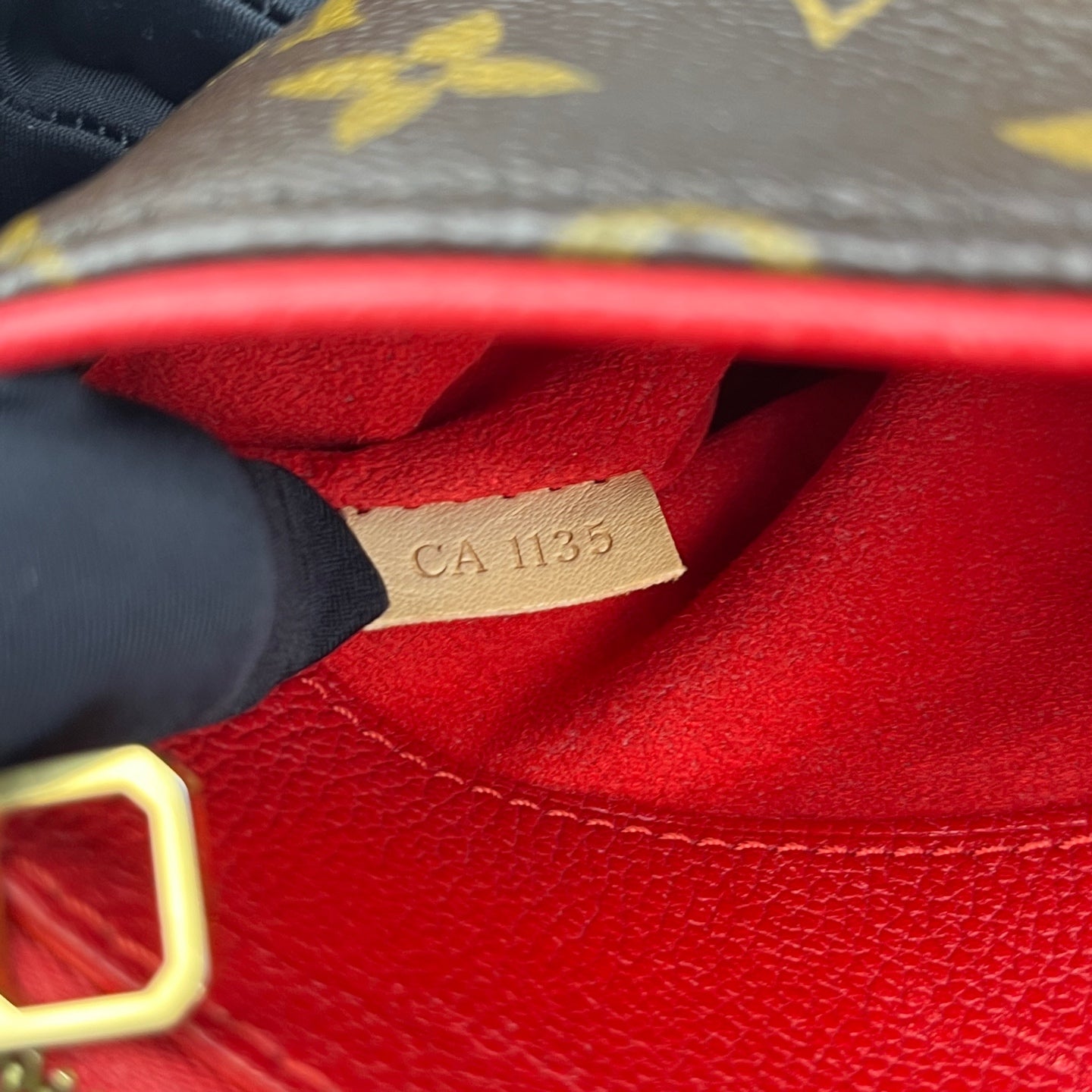 Louis Vuitton - Totally MM - Monogram coated canvas, Vachetta leather - Brown, Red - (Medium)