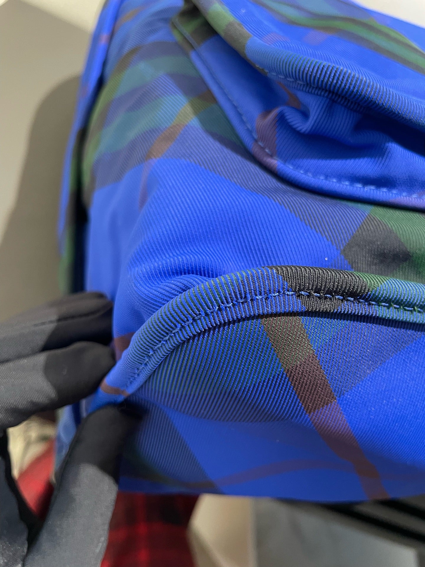 Burberry - Classic Plaid Backpack - Canvas - Blue - (large)
