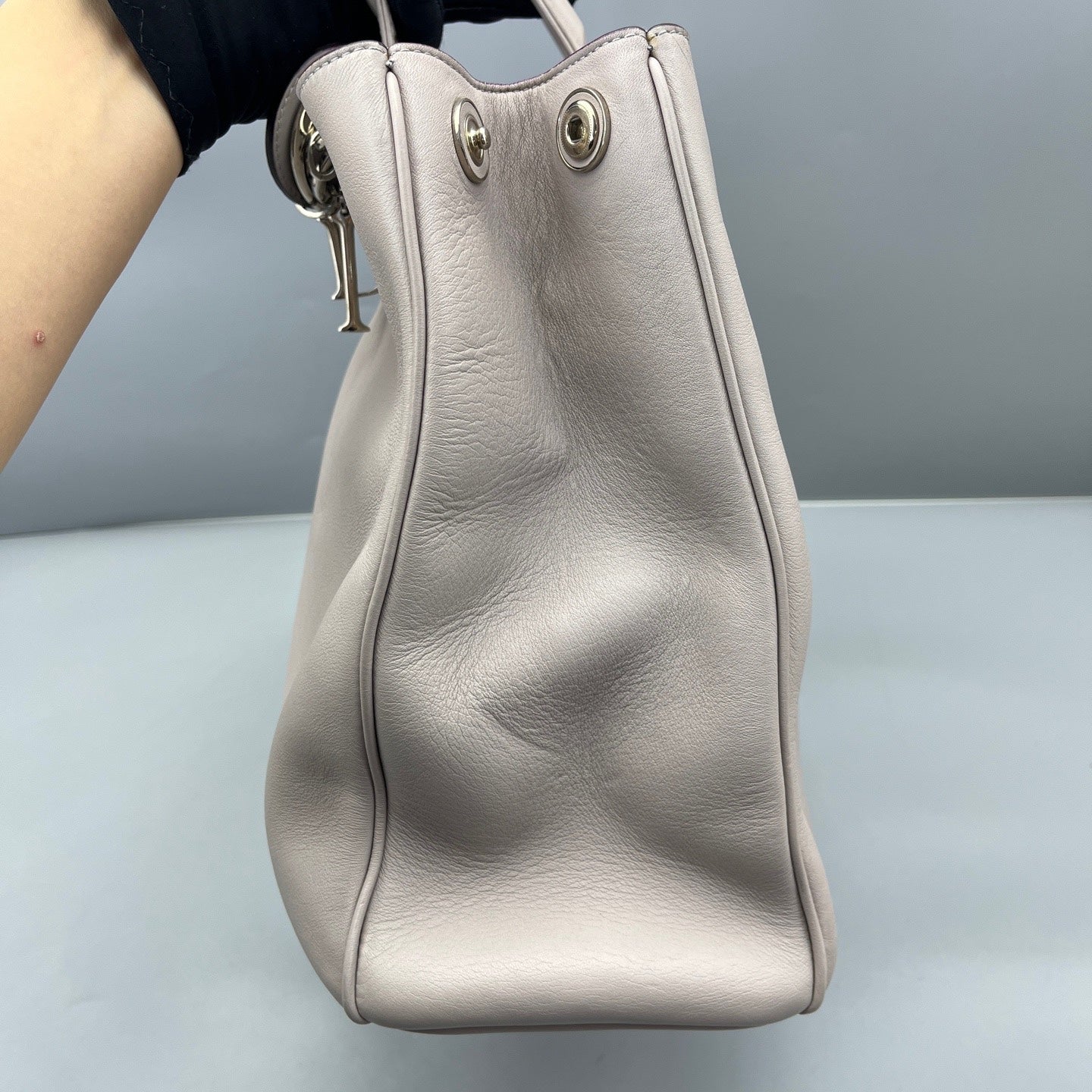 Dior - VIP Large Mother-Child Bag - Leather - Grey - (large)