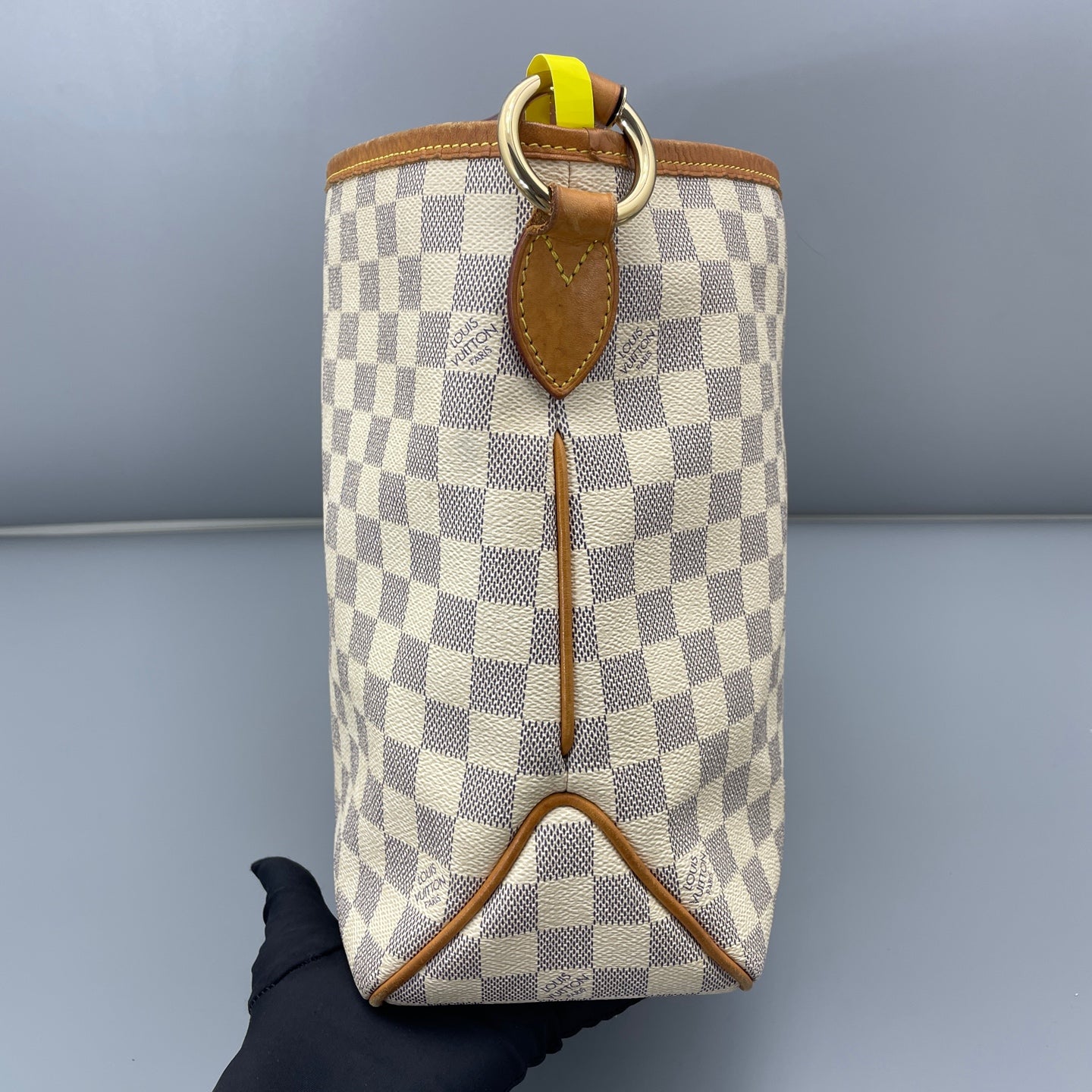 Louis Vuitton - Delightful MM - Damier Azur coated canvas with natural cowhide leather trim - White - (medium)