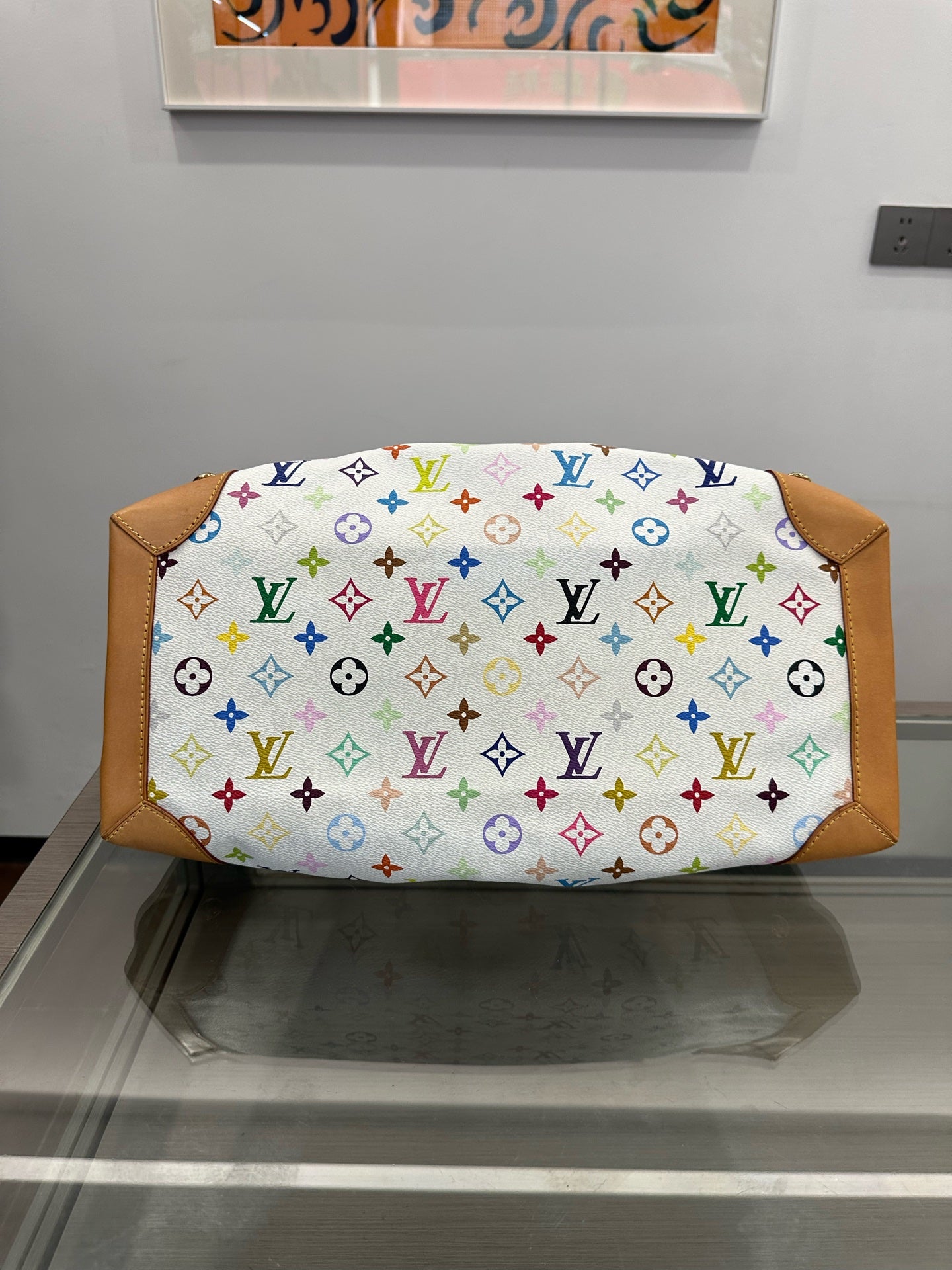 Louis Vuitton - Ursula - Coated canvas with Vachetta leather trim - White - (large)
