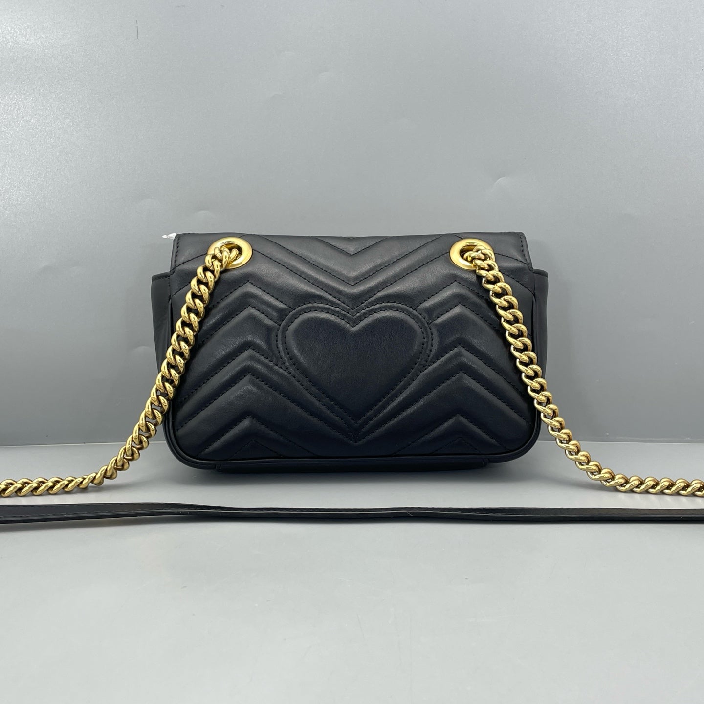 Gucci - GG Marmont Matelassé Mini Bag - Leather - Black with Gold-Tone Hardware - (Mini)