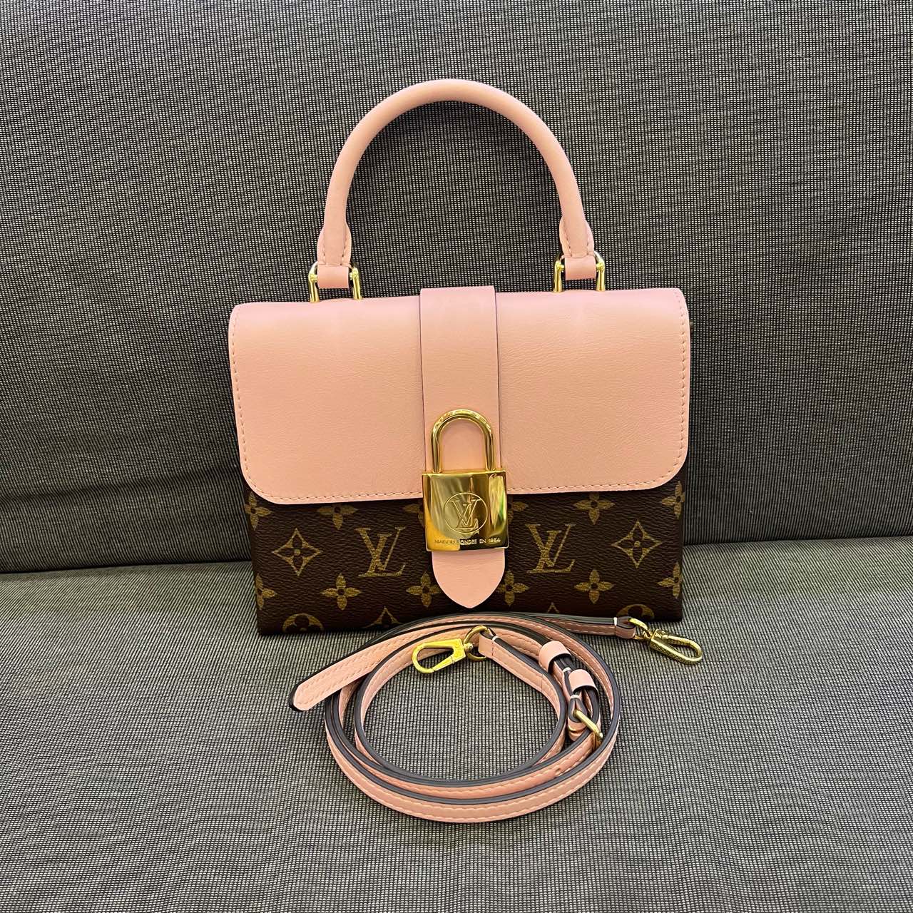 Louis Vuitton - Locky BB - Monogram canvas and leather - Brown and Pink - (mini)