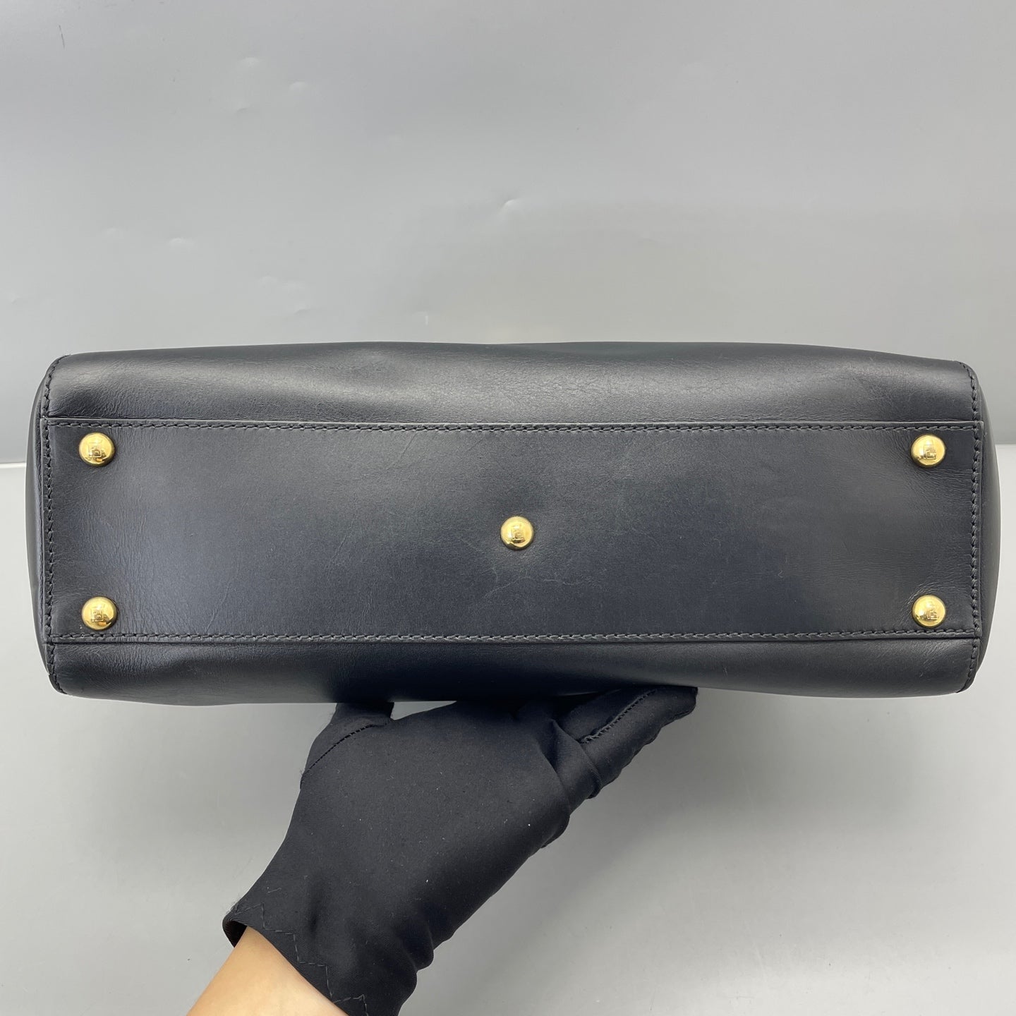 Fendi - Peekaboo - Leather - Black - (Medium)