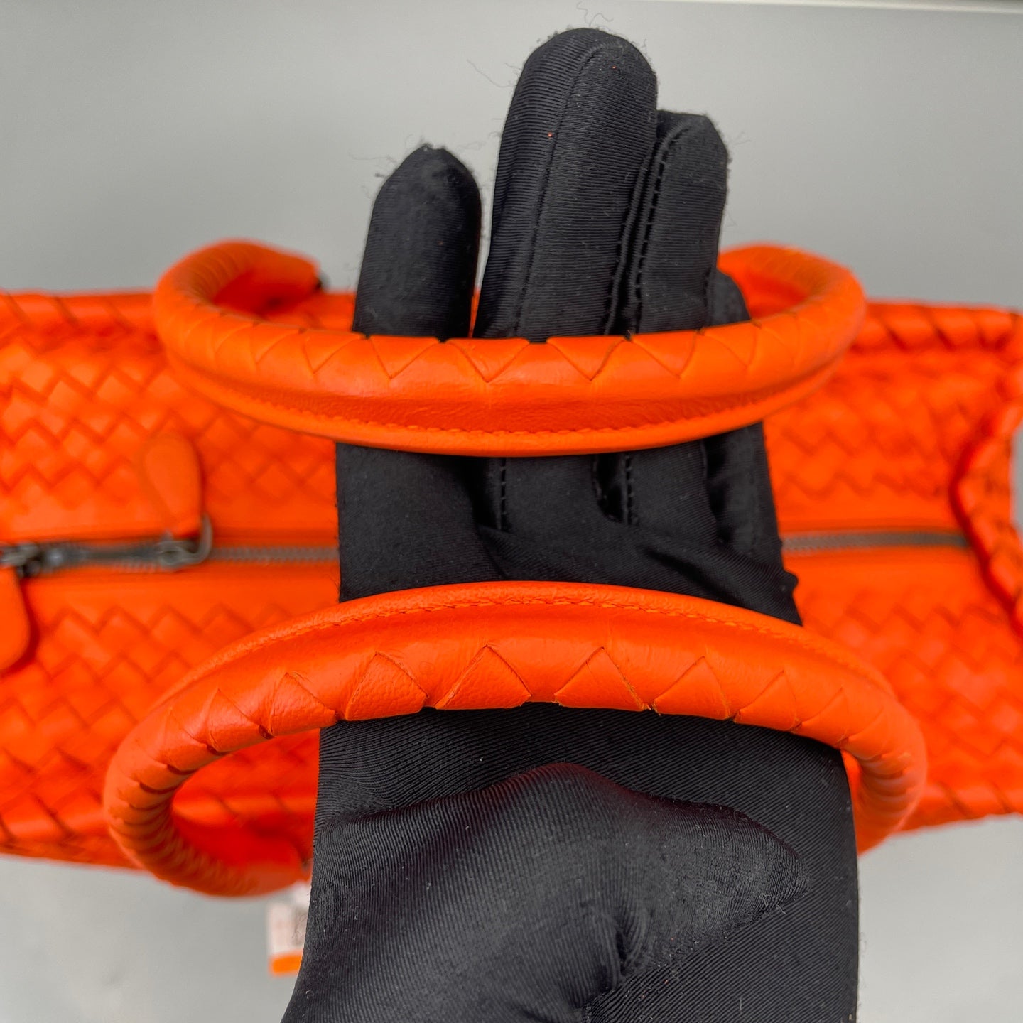 Bottega Veneta - Intrecciato Woven Tote Bag - Intrecciato woven leather - Orange - (medium)