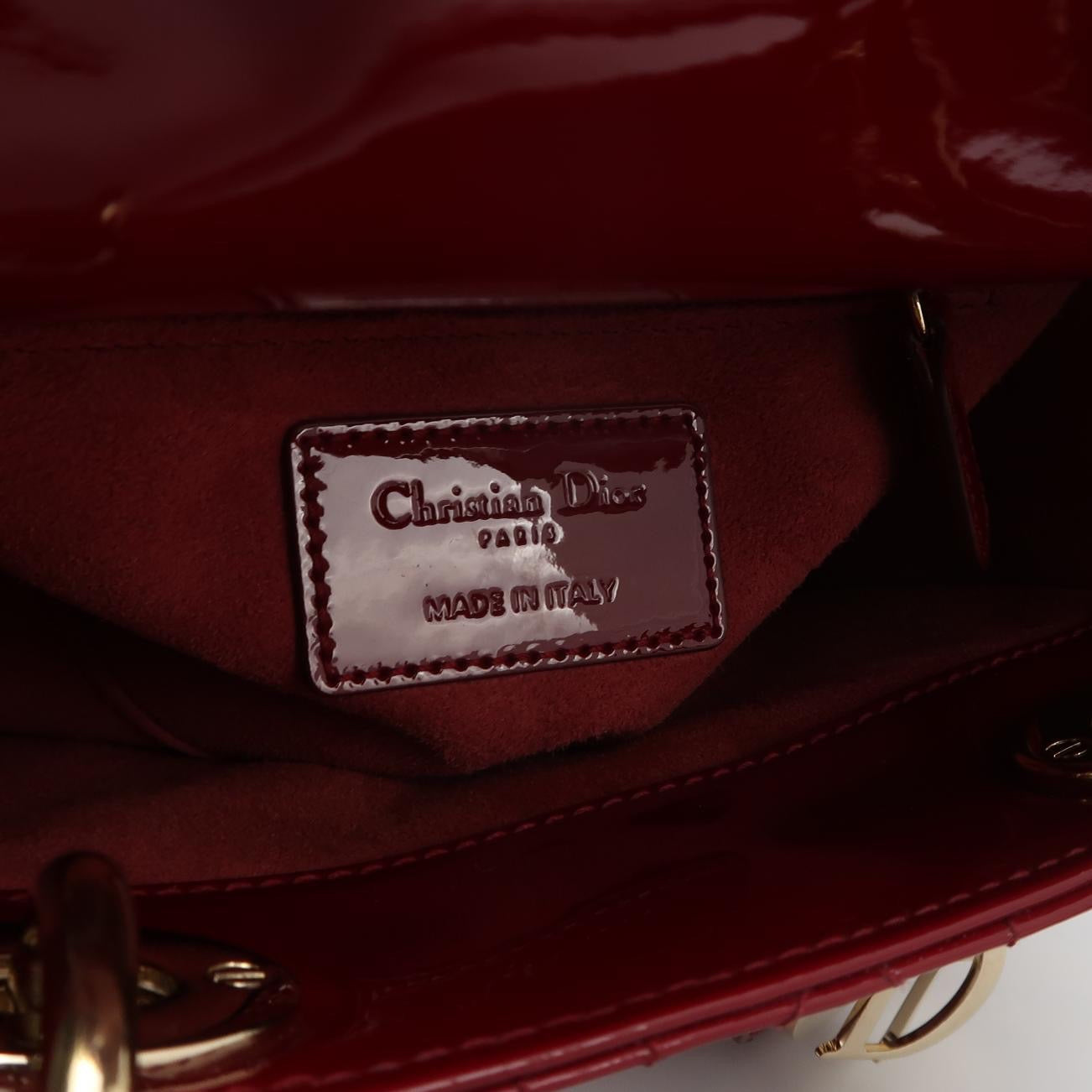 Dior - Lady Dior Micro - Patent leather - Red - (mini)