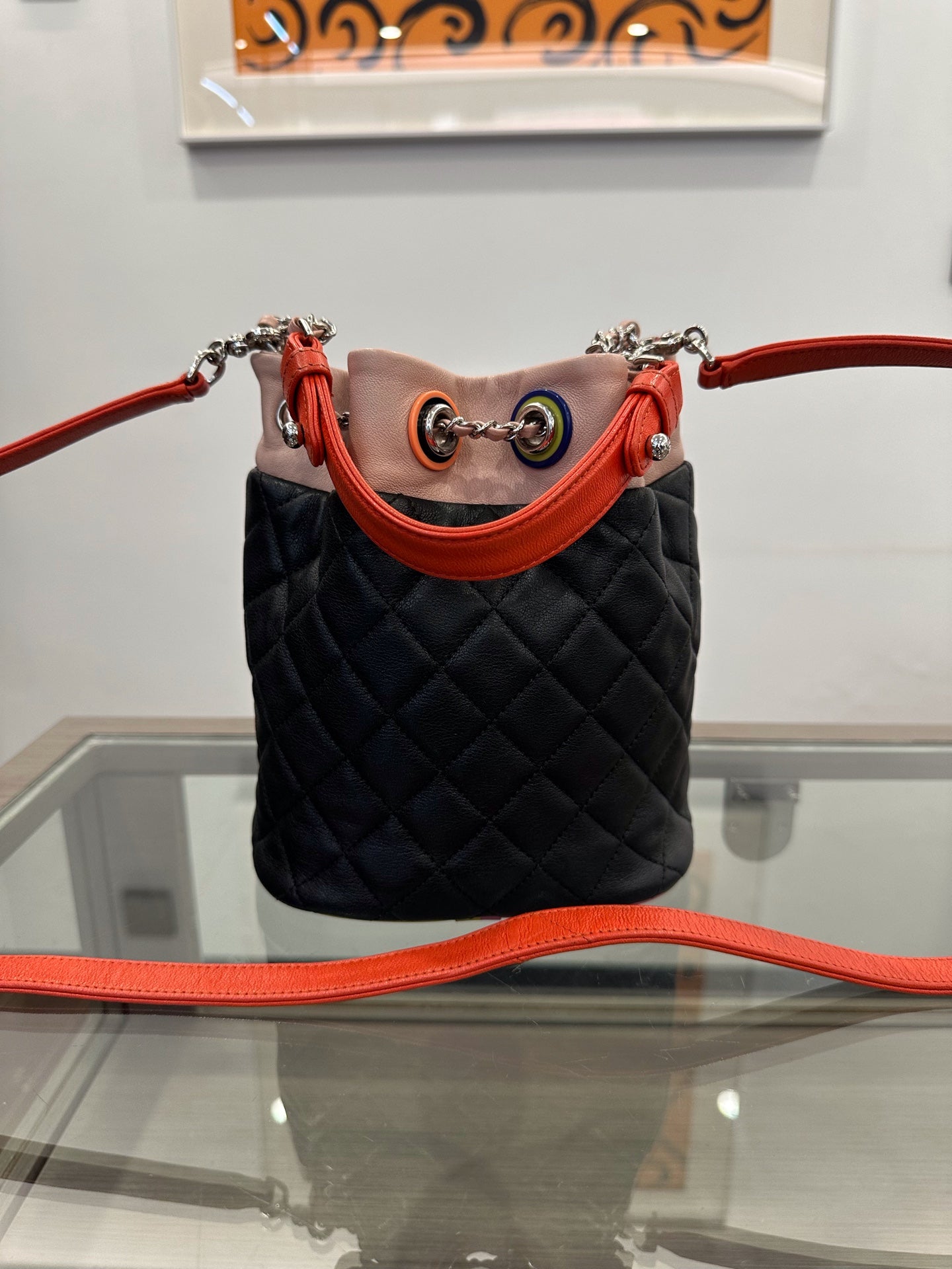 Chanel - Chanel Cuba Color Mini Bucket Bag - Leather - Multicolour - (mini)